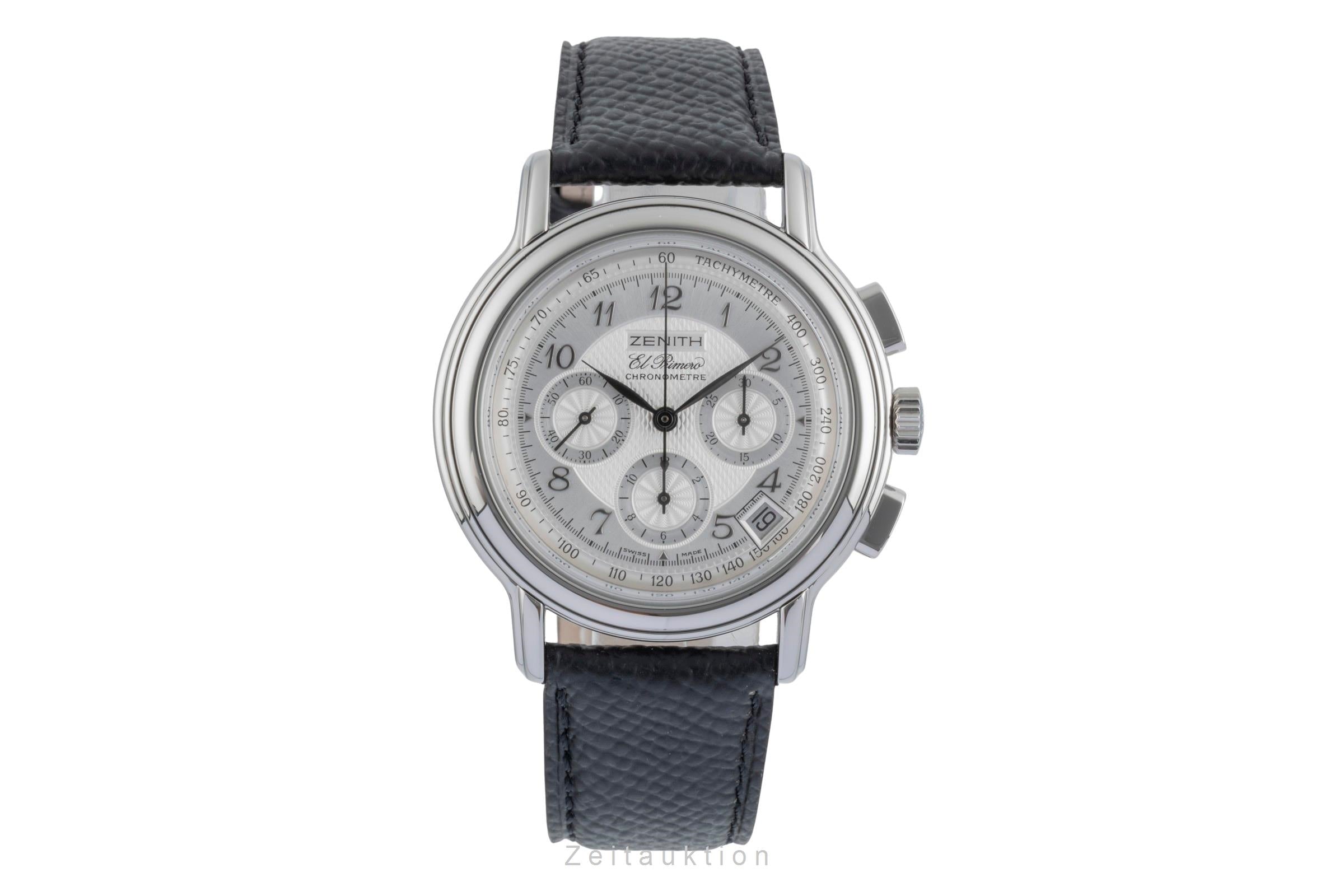 Zenith El Primero chronograph steel automatic Kal. 400 Ref. 14