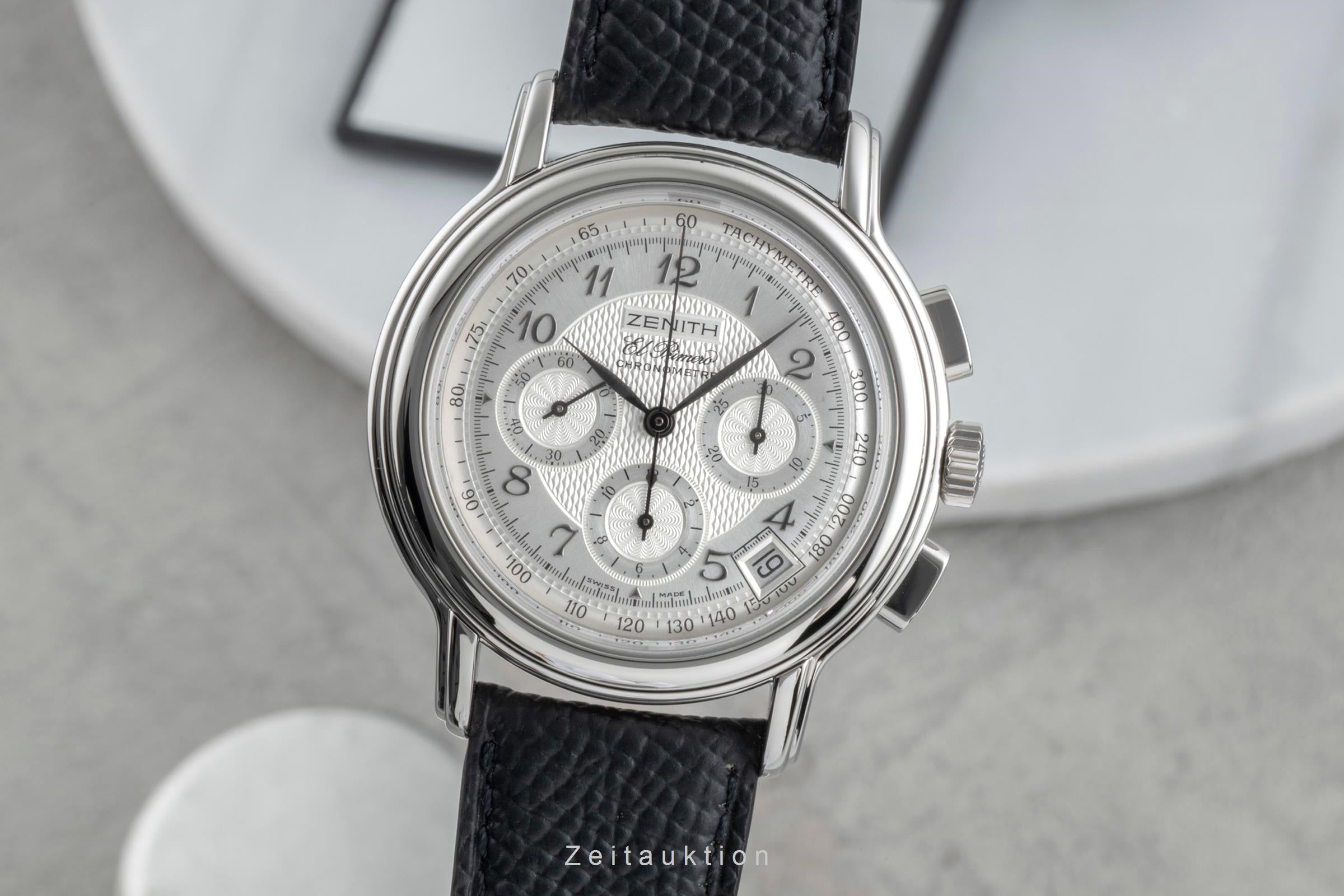 Zenith El Primero chronograph steel automatic men's watch 14/01.0240.400  [2505799]