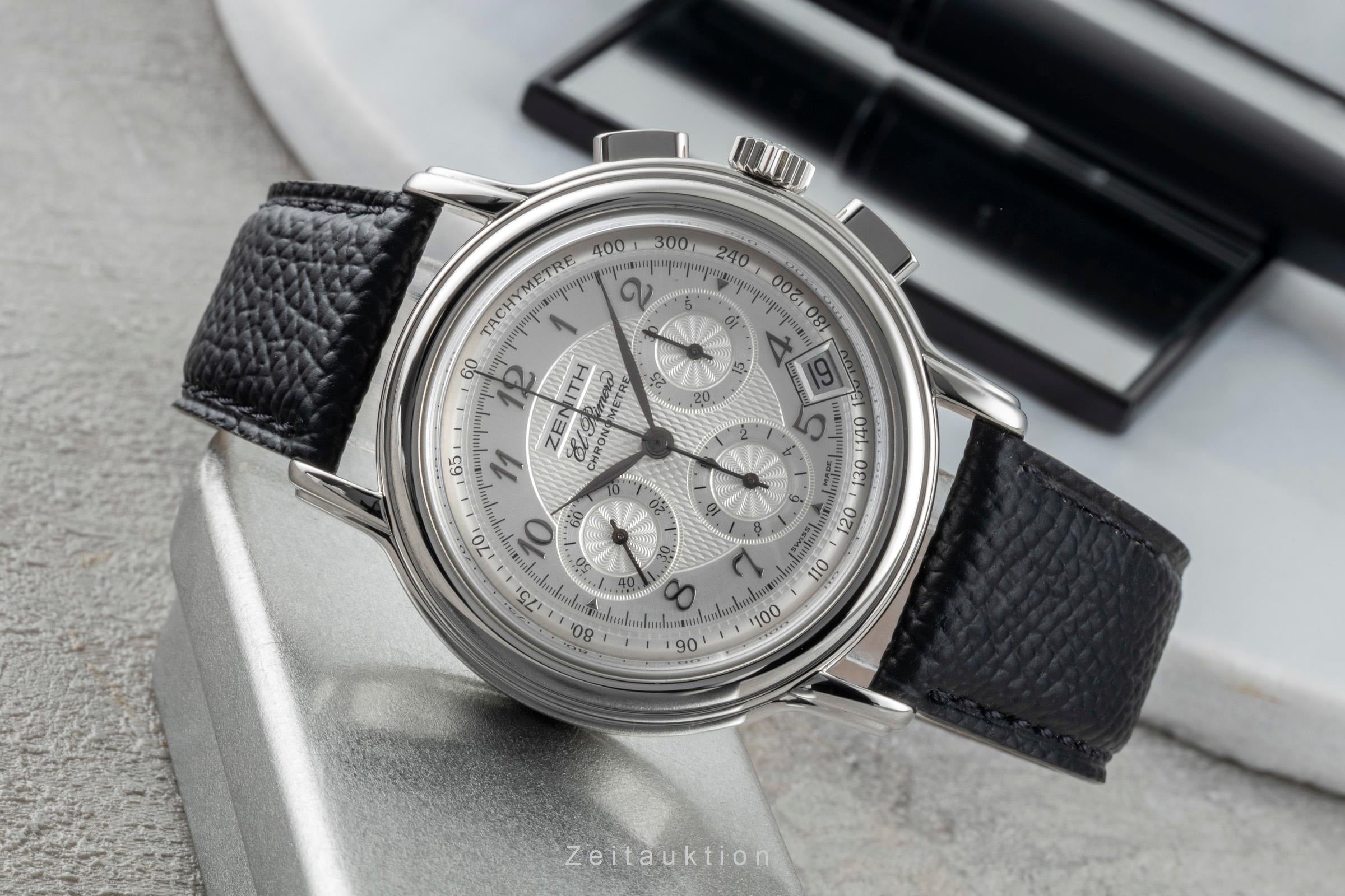 Zenith El Primero chronograph steel automatic men's watch 14/01.0240.400  [2505799]