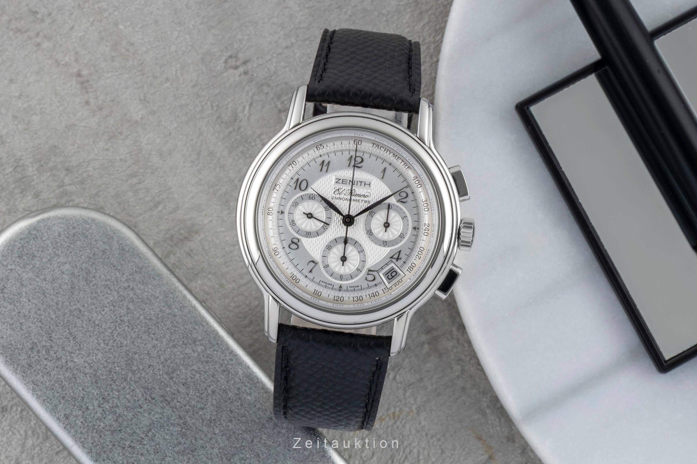 Zenith El Primero chronograph steel automatic men's watch 14/01.0240.400  [2505799]