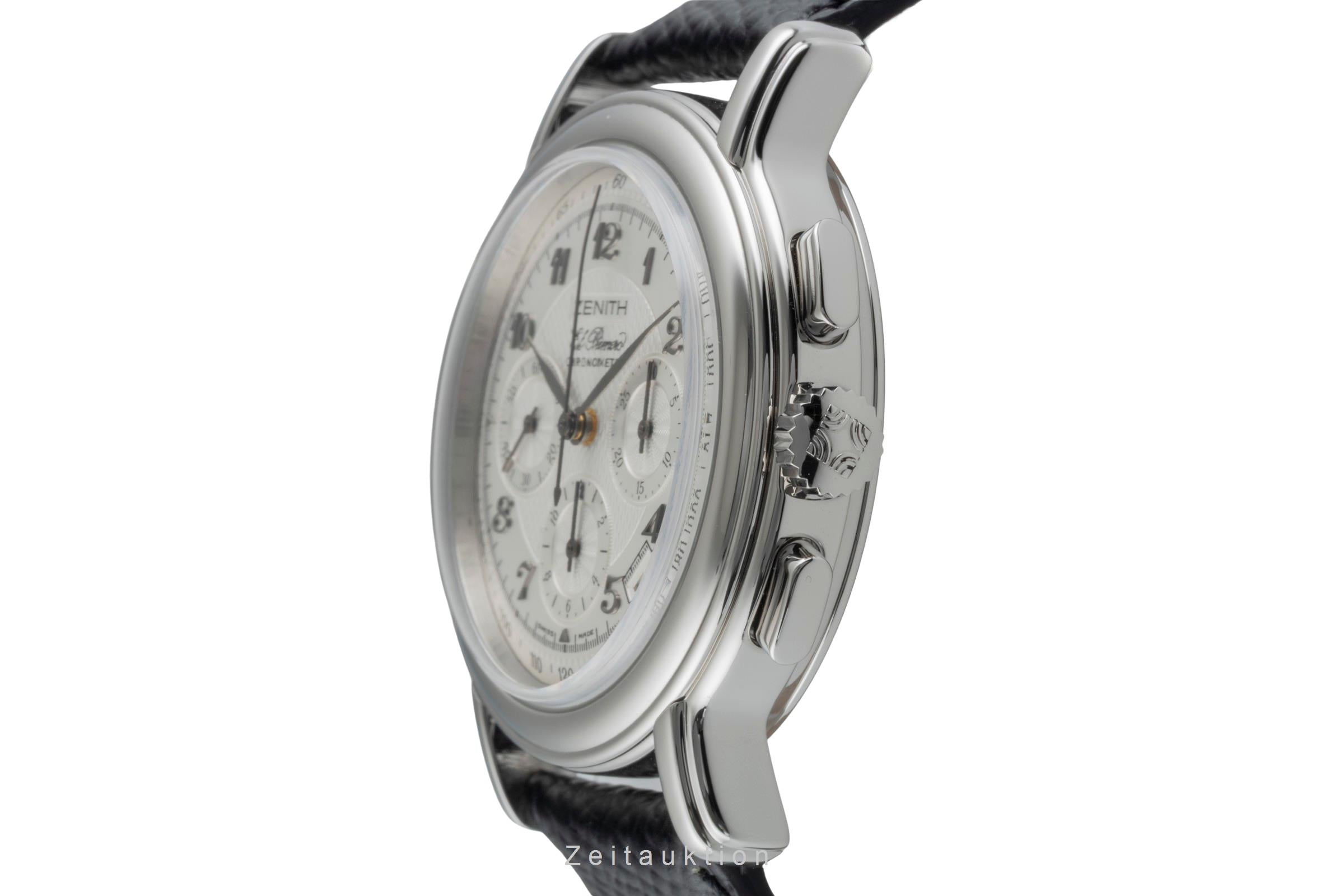 Zenith El Primero chronograph steel automatic men's watch 14/01.0240.400  [2505799]