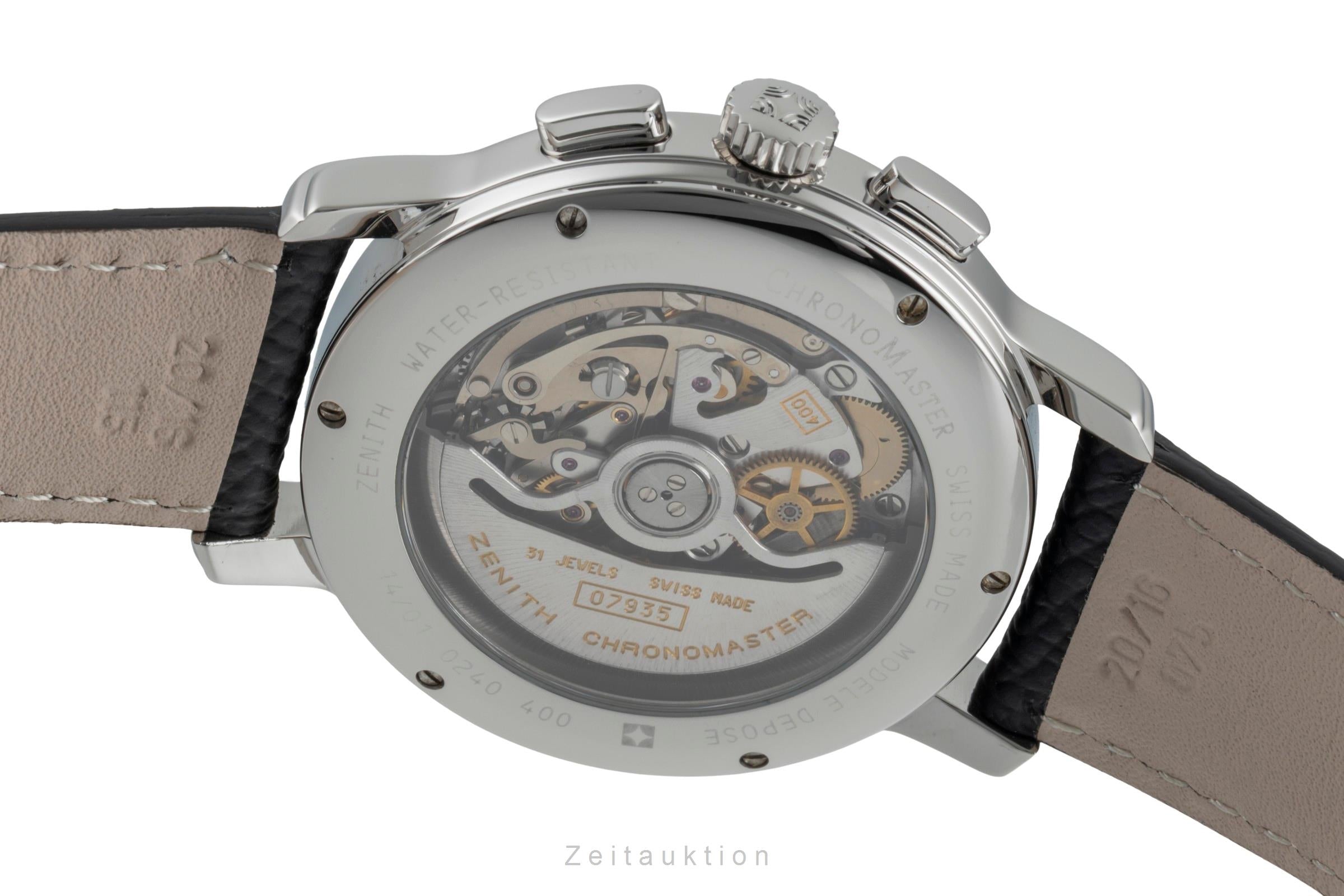 Zenith El Primero chronograph steel automatic men's watch 14/01.0240.400  [2505799]