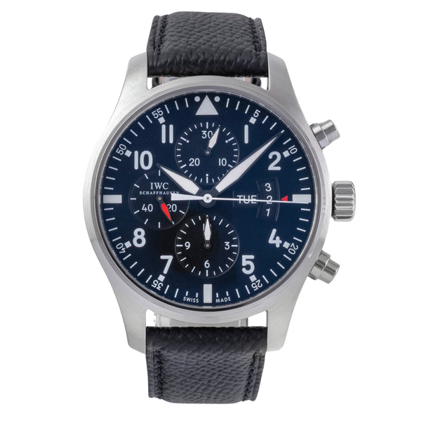 IWC Fliegerchronograph cronografo acciaio automatismo orologio da uomo IW377701 LP: 7300EUR  [2505800]
