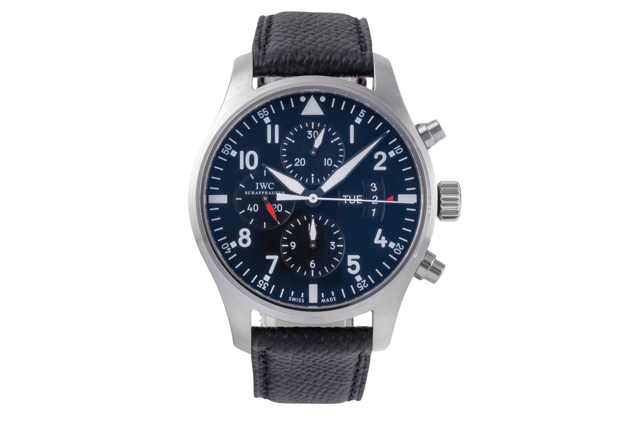 IWC Fliegerchronograph cronografo acciaio automatismo orologio da uomo IW377701 LP: 7300EUR  [2505800]