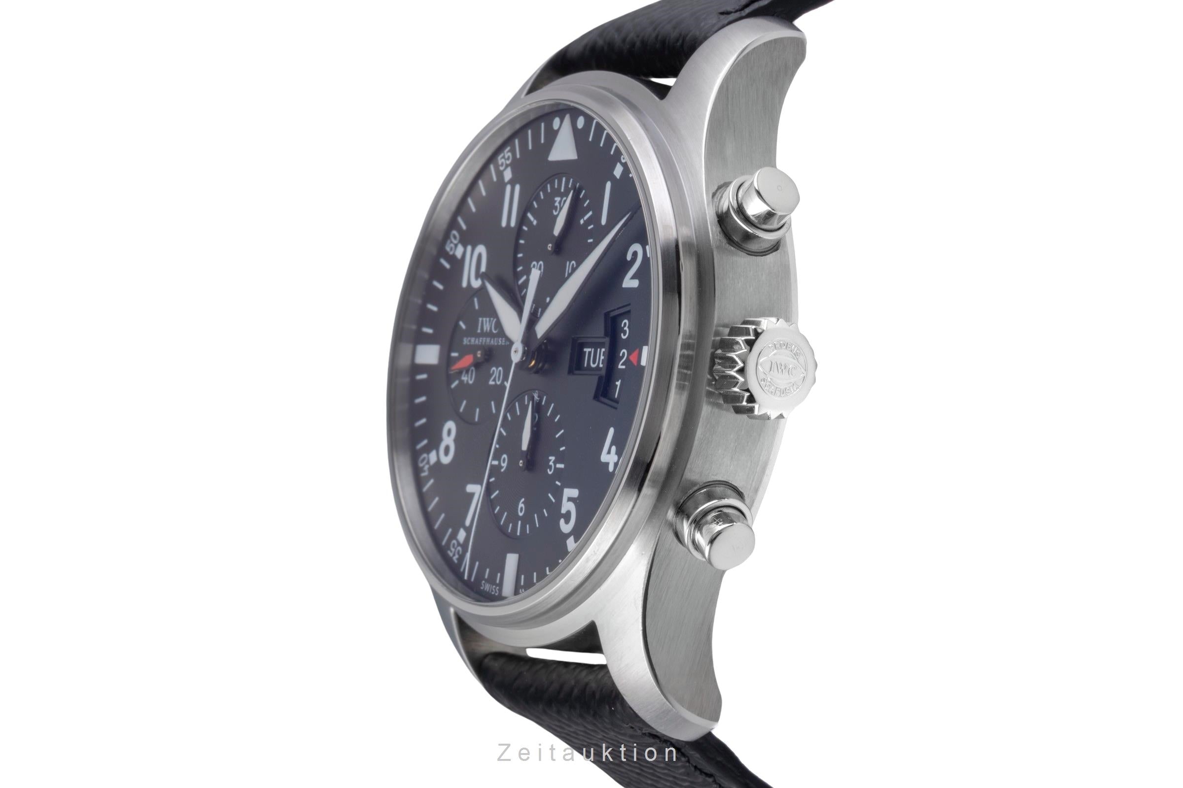 IWC Fliegerchronograph cronografo acciaio automatismo orologio da uomo IW377701 LP: 7300EUR  [2505800]
