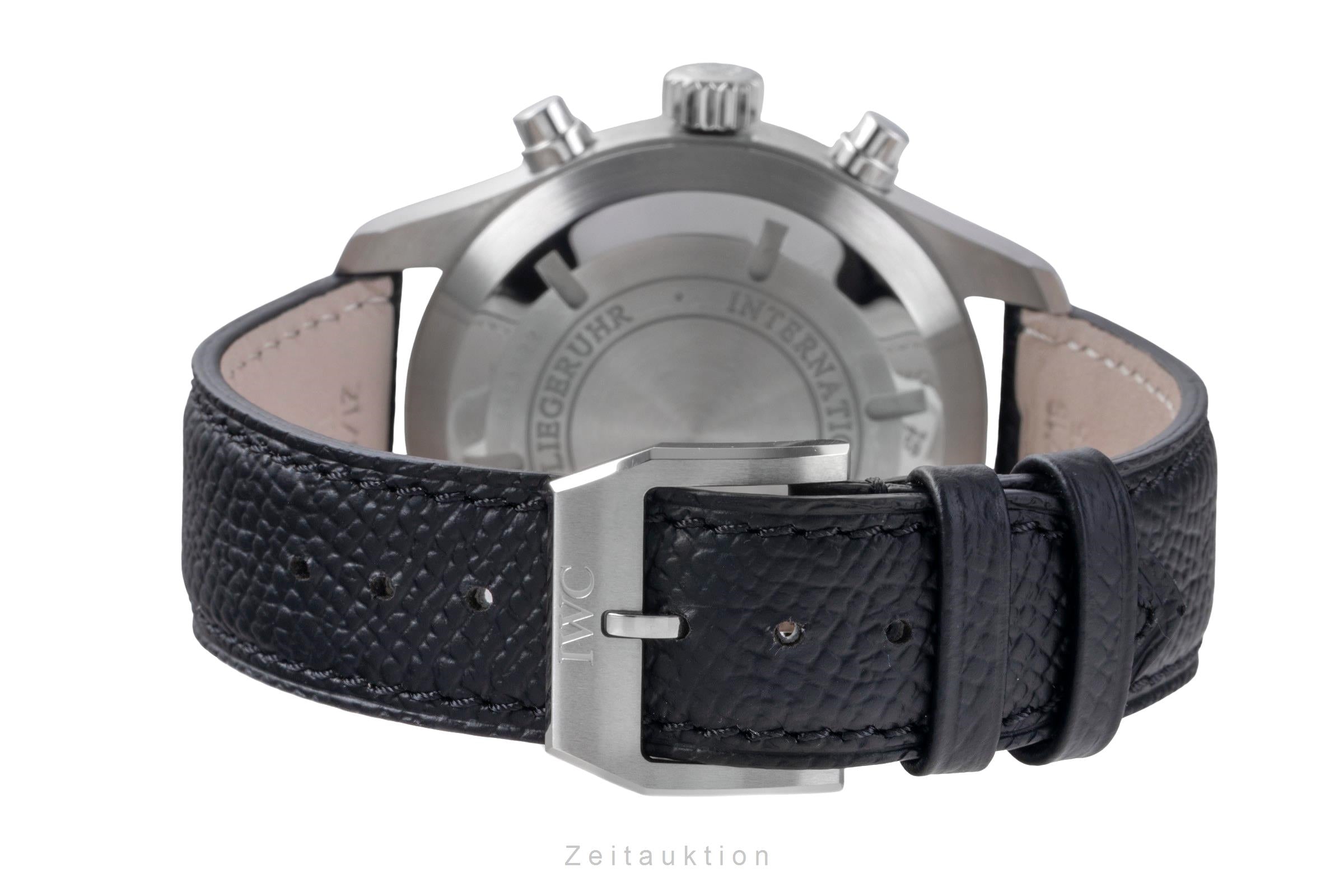 IWC Fliegerchronograph cronografo acciaio automatismo orologio da uomo IW377701 LP: 7300EUR  [2505800]