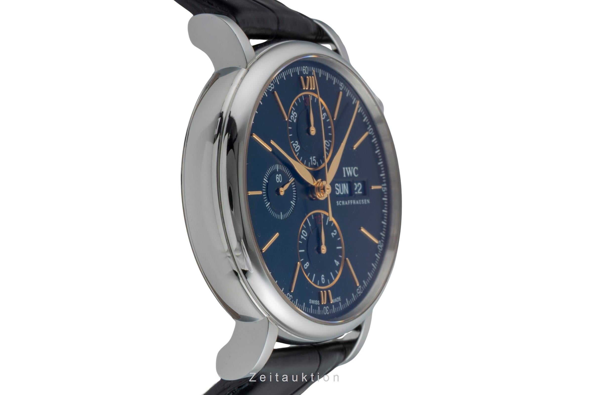 IWC Portofino chronograph steel automatic men's watch IW391036  [2505801]