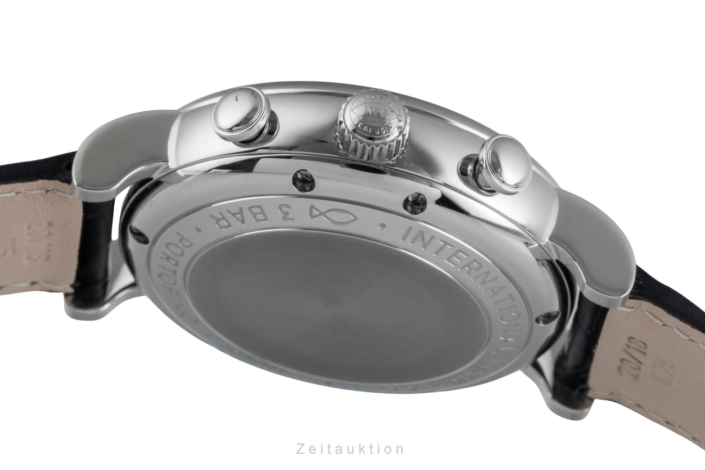 IWC Portofino chronograph steel automatic men's watch IW391036  [2505801]