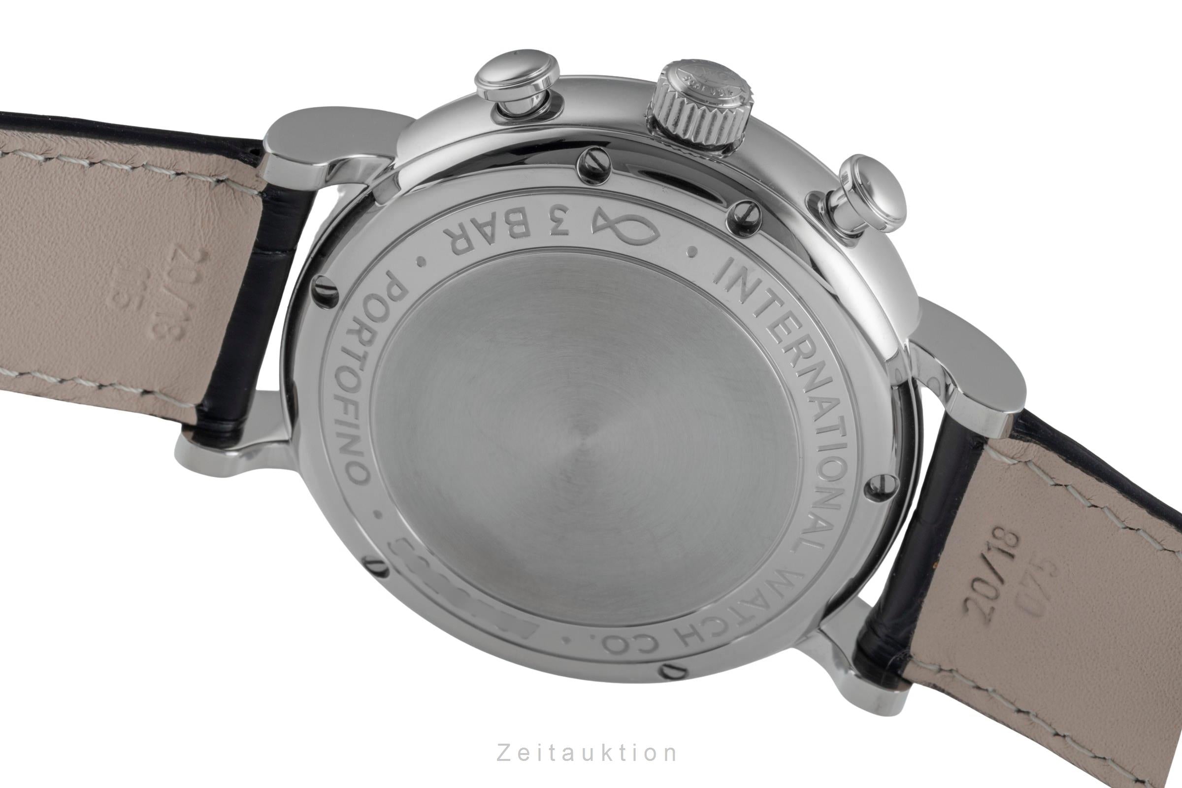 IWC Portofino chronograph steel automatic men's watch IW391036  [2505801]