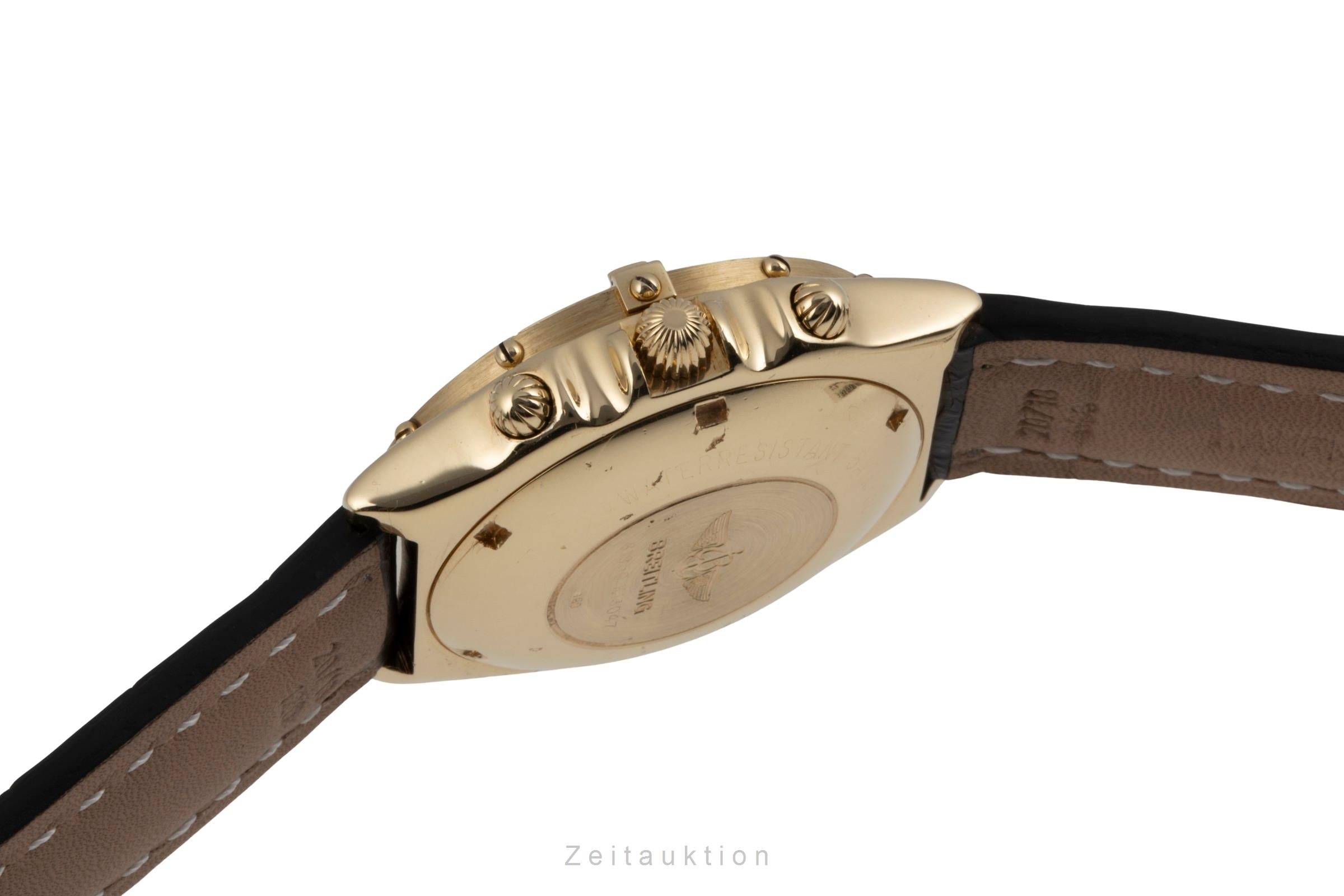 Breitling Chronomat cronografo oro 18 ct automatismo orologio da uomo 81950  K13047  [2505802]