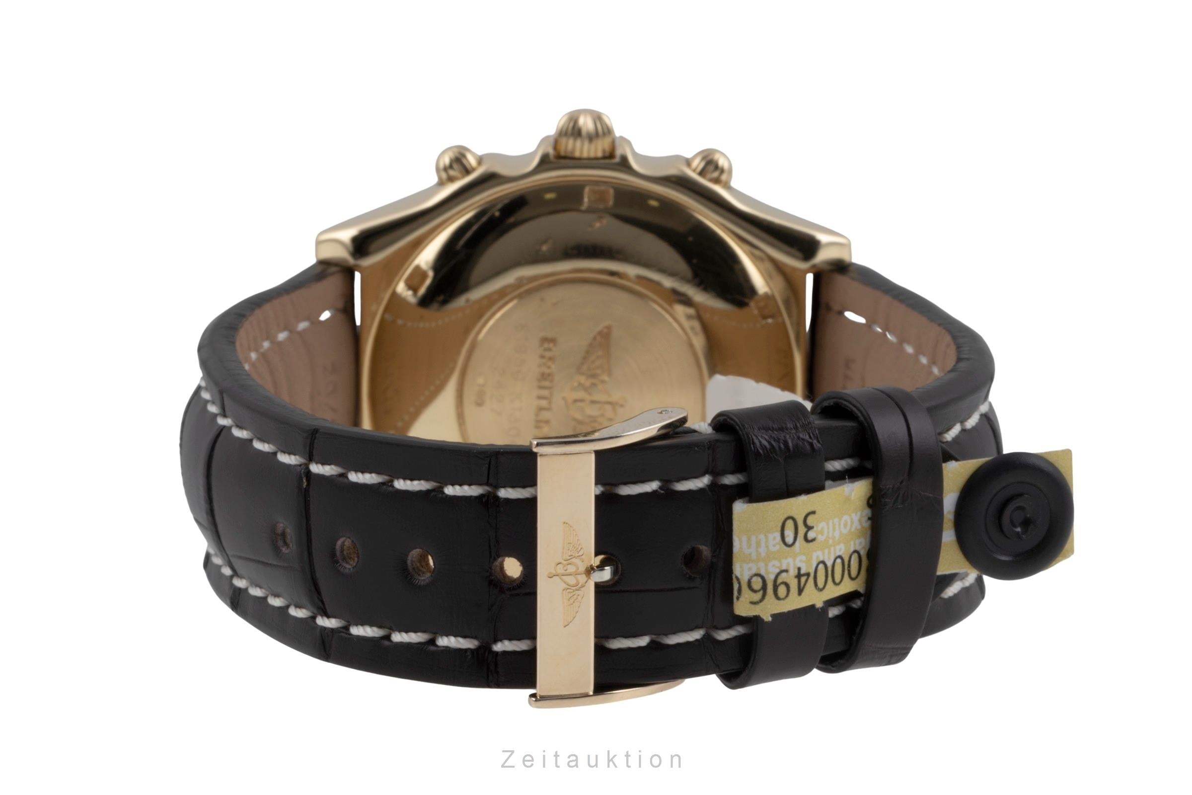 Breitling Chronomat cronografo oro 18 ct automatismo orologio da uomo 81950  K13047  [2505802]