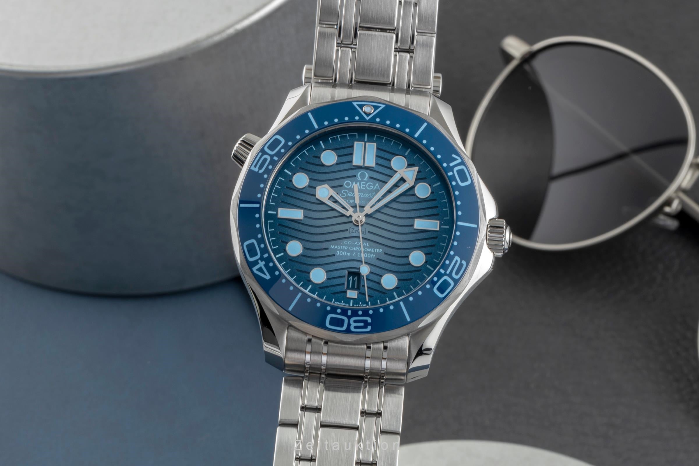 Omega Seamaster steel automatic men's watch 210.30.42.20.03.003 LP: 6800EUR  [2505803]