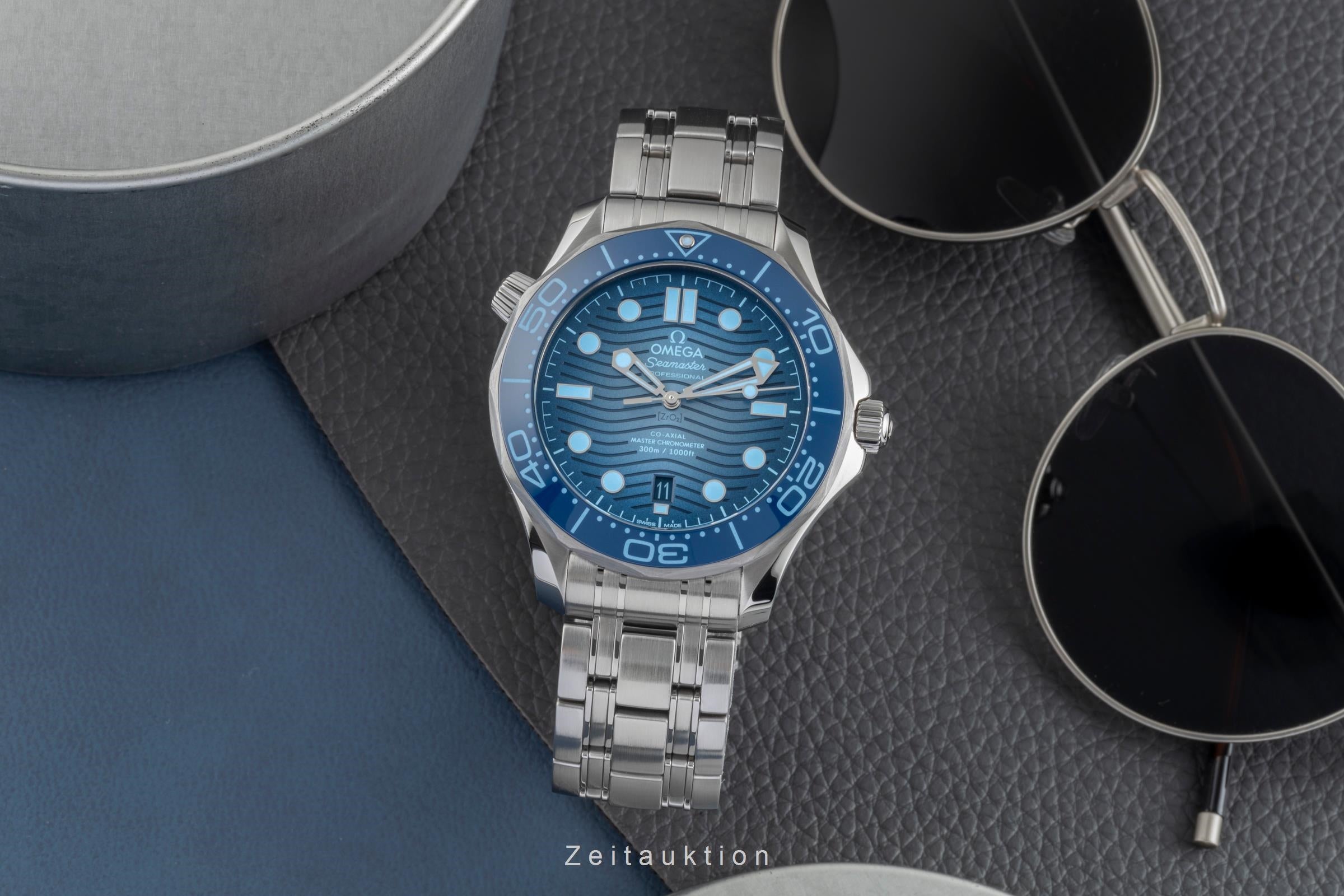 Omega Seamaster steel automatic men's watch 210.30.42.20.03.003 LP: 6800EUR  [2505803]