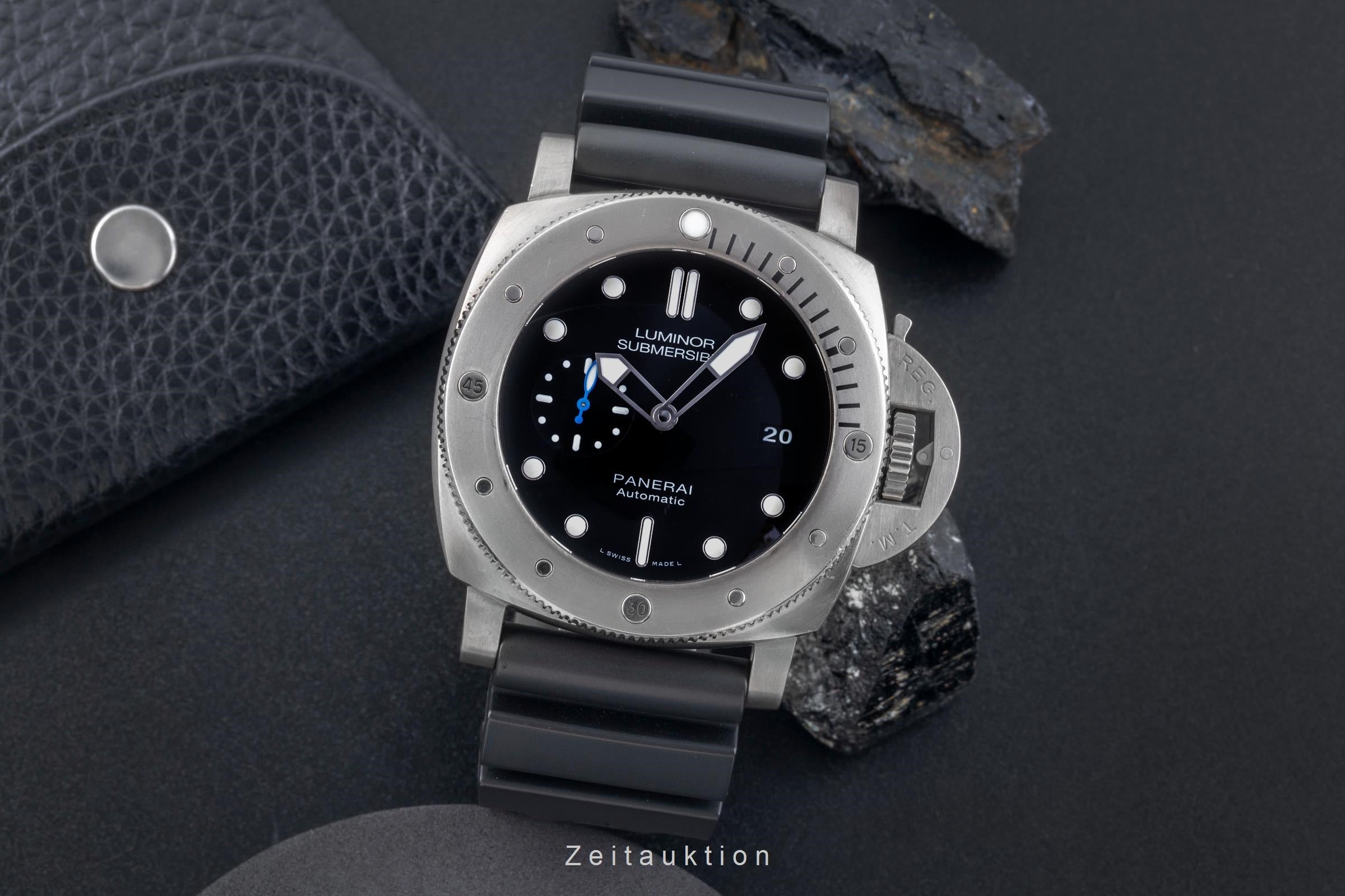 Panerai Submersible titane  automatique montre pour hommes PAM01305 LP: 10900EUR  [2505805]