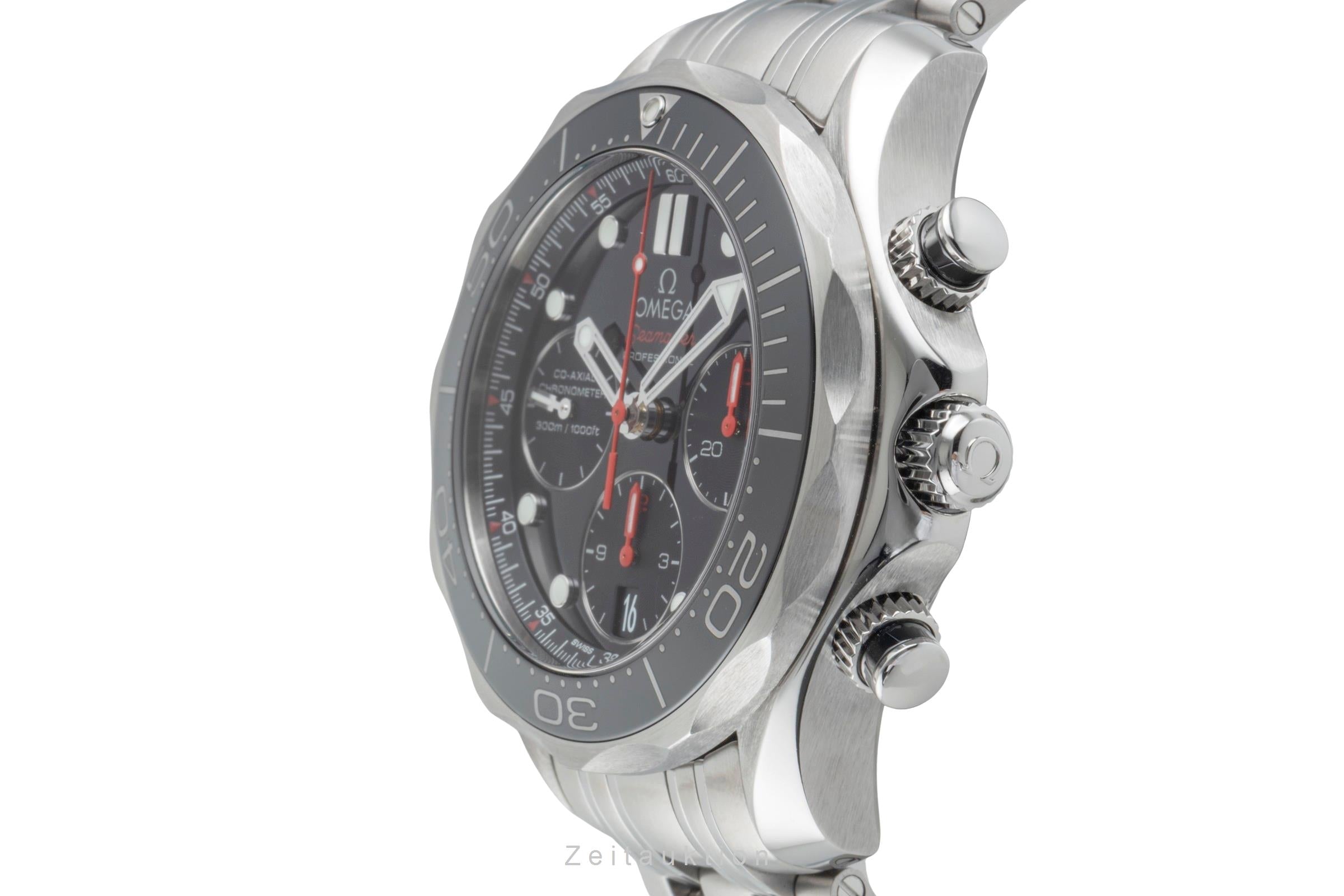 Omega Seamaster chronograph steel automatic men's watch 212.30.42.50.01.001 LP: 9300EUR  [2505808]