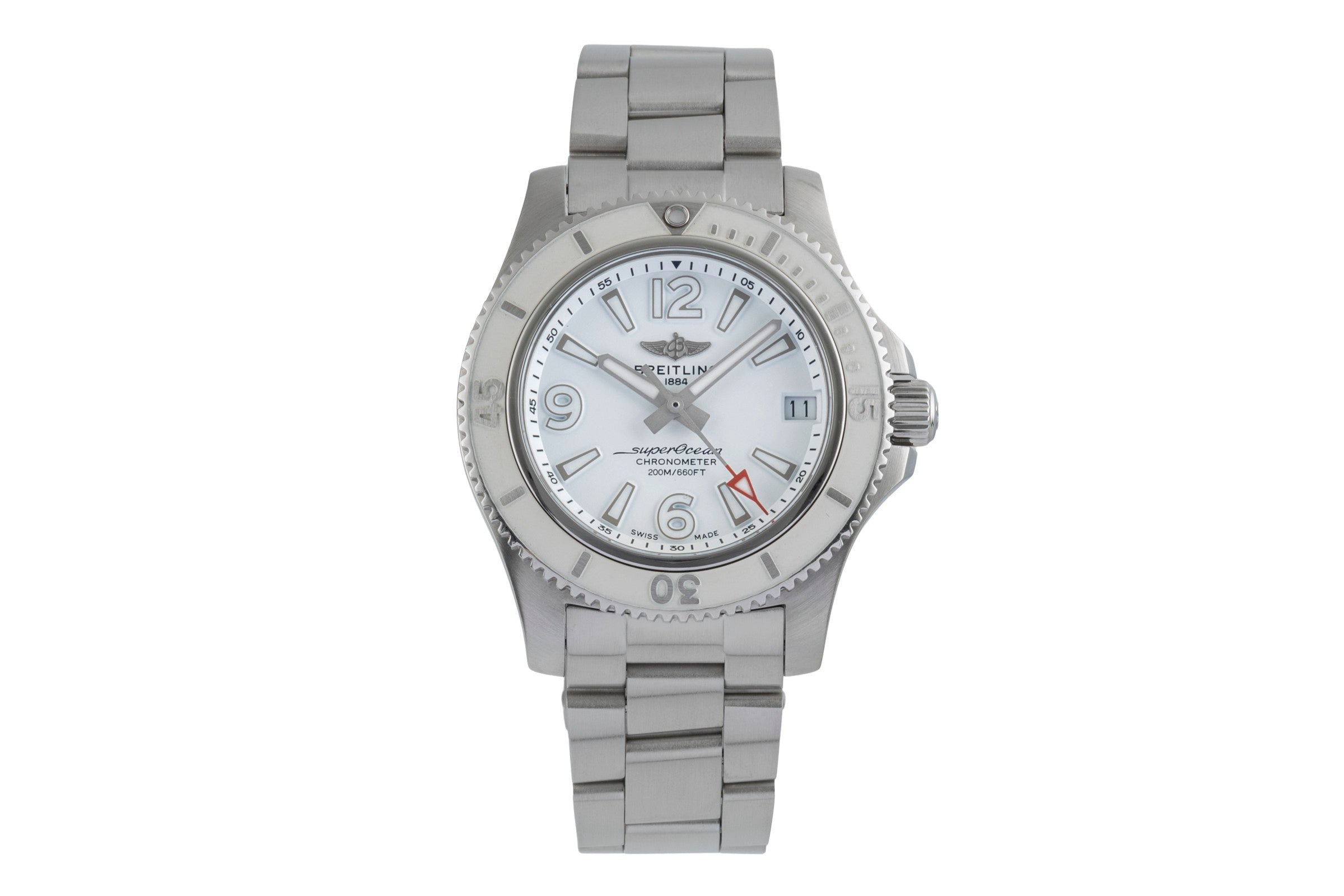 Breitling Superocean acier automatique unisexe A17316D21A1A1  [2505811]