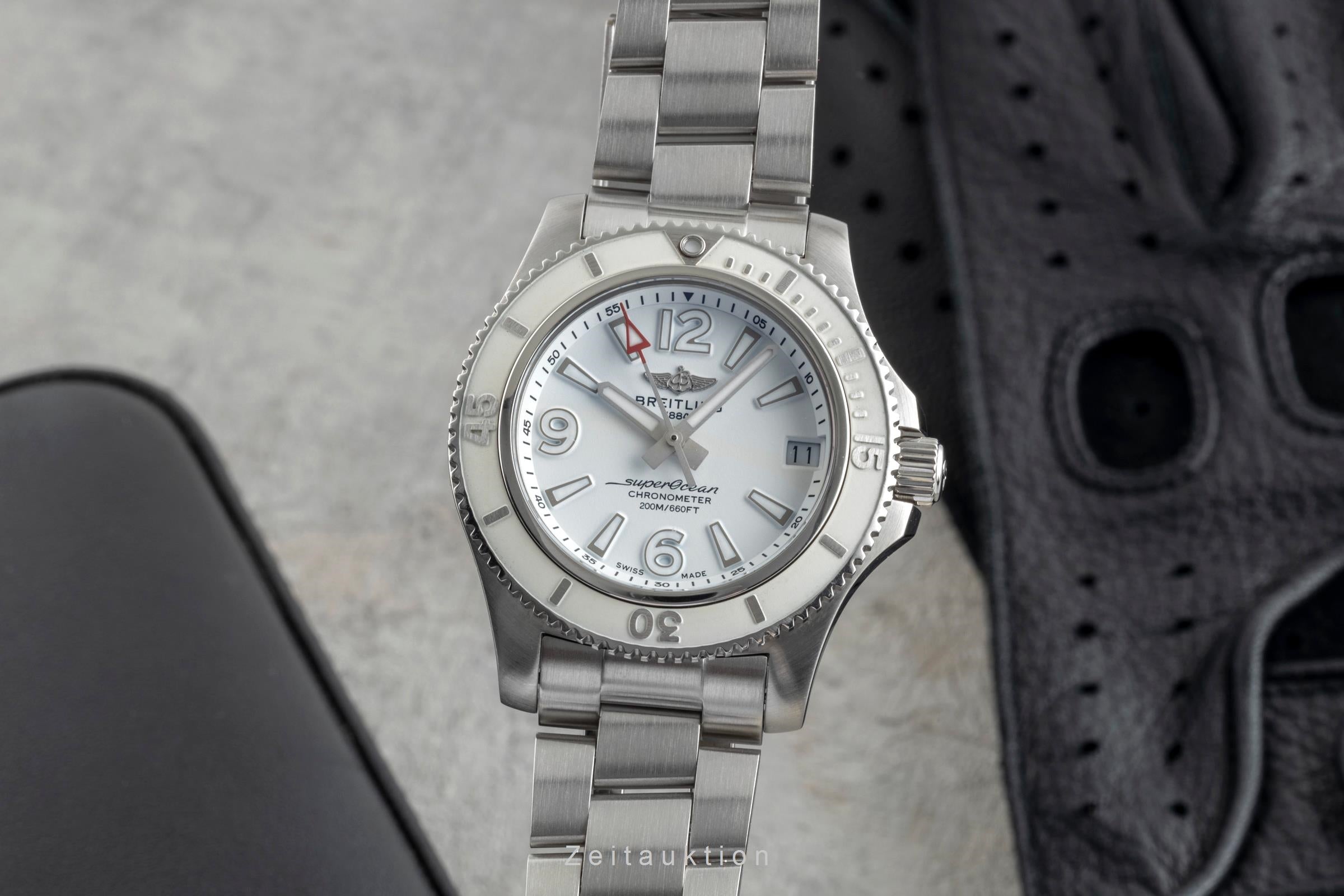 Breitling Superocean acier automatique unisexe A17316D21A1A1  [2505811]