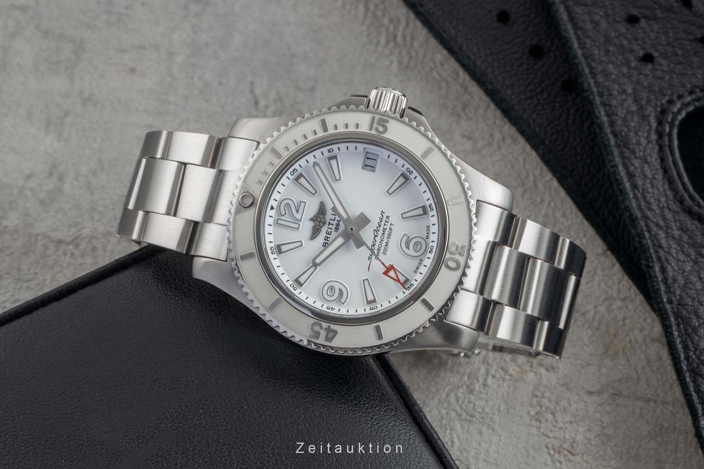 Breitling Superocean acier automatique unisexe A17316D21A1A1  [2505811]