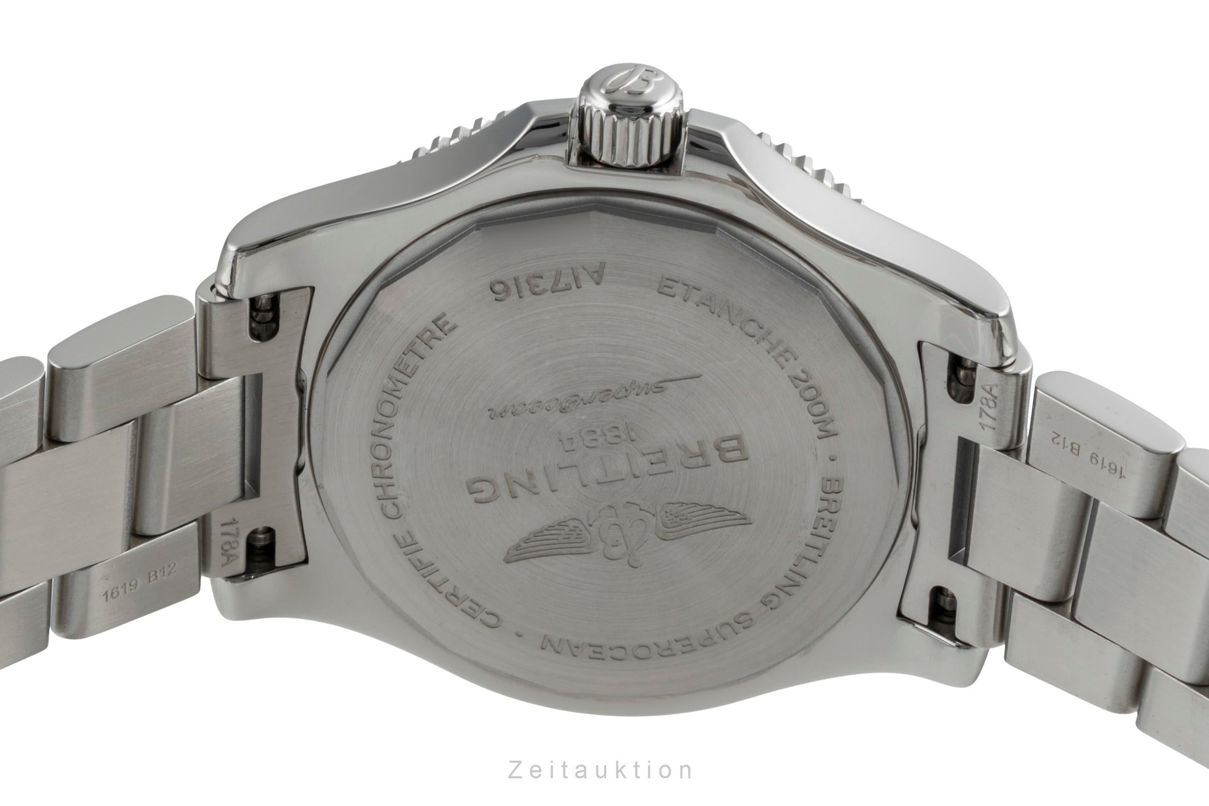Breitling Superocean acier automatique unisexe A17316D21A1A1  [2505811]