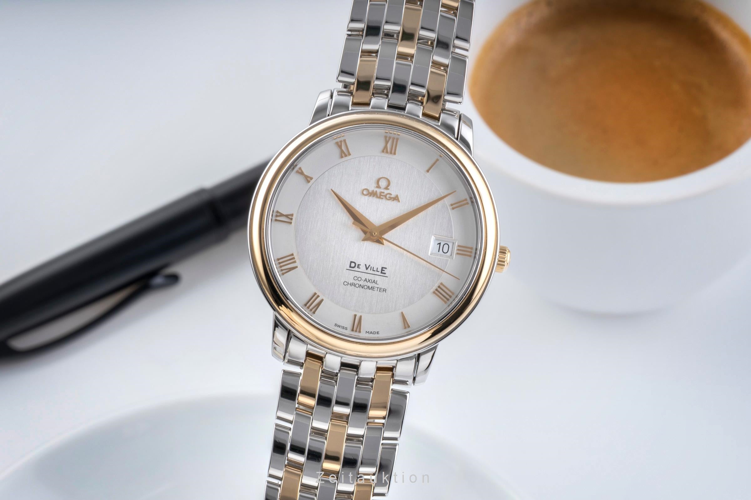 Omega De Ville acier / or  automatique montre pour hommes 4374.31.00  [2505812]