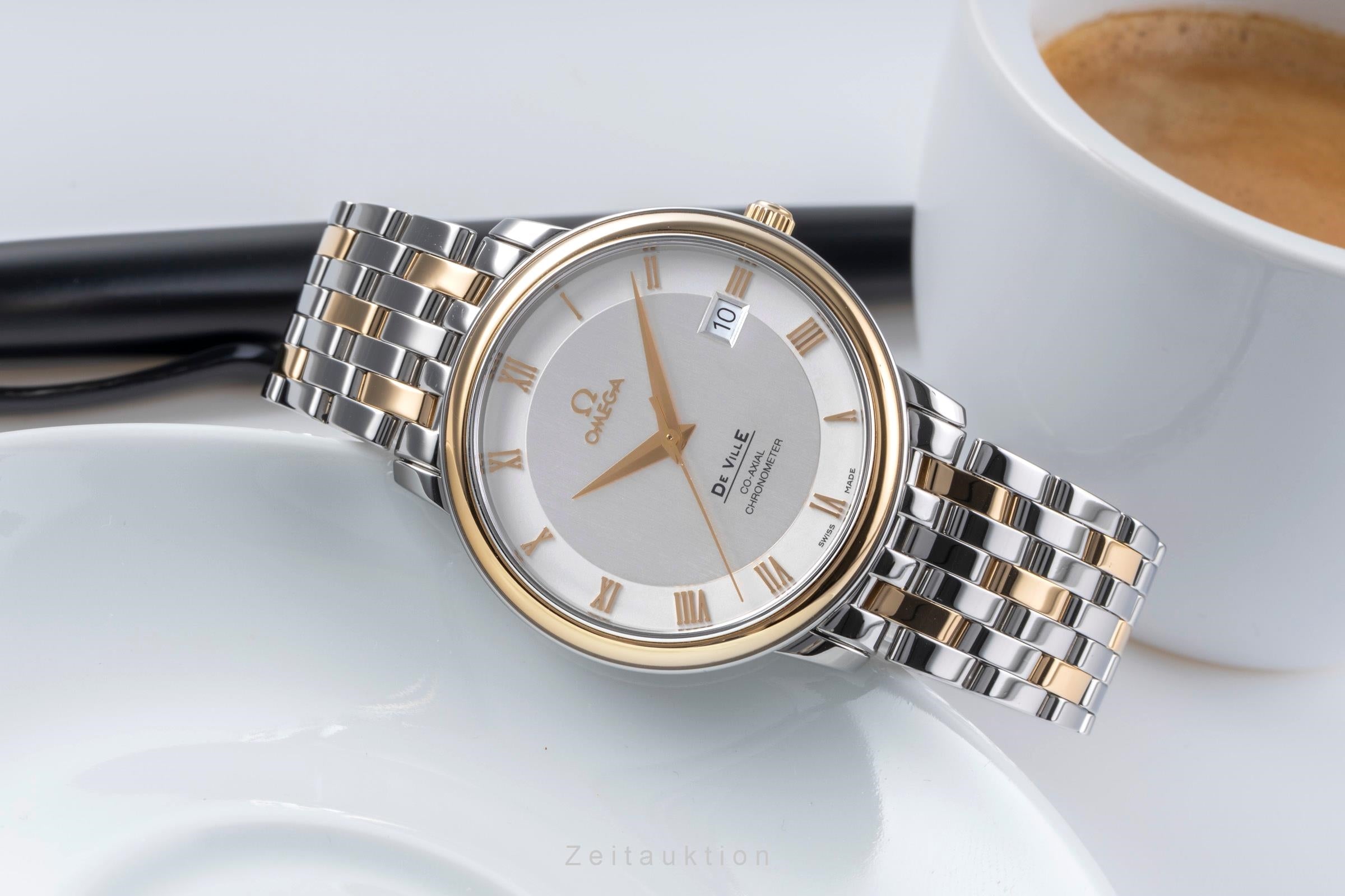 Omega De Ville acciaio / oro automatismo orologio da uomo 4374.31.00  [2505812]