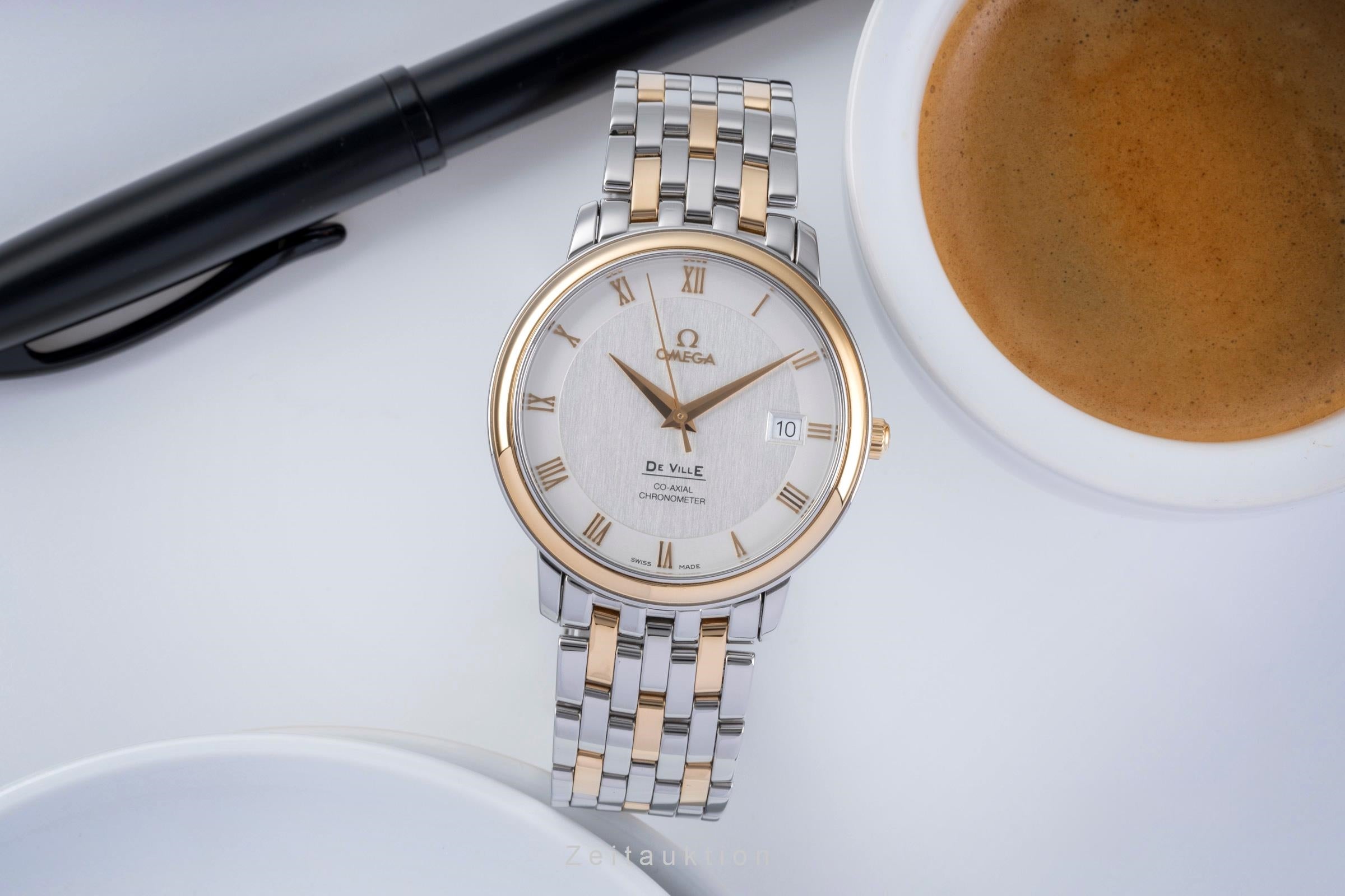 Omega De Ville acciaio / oro automatismo orologio da uomo 4374.31.00  [2505812]