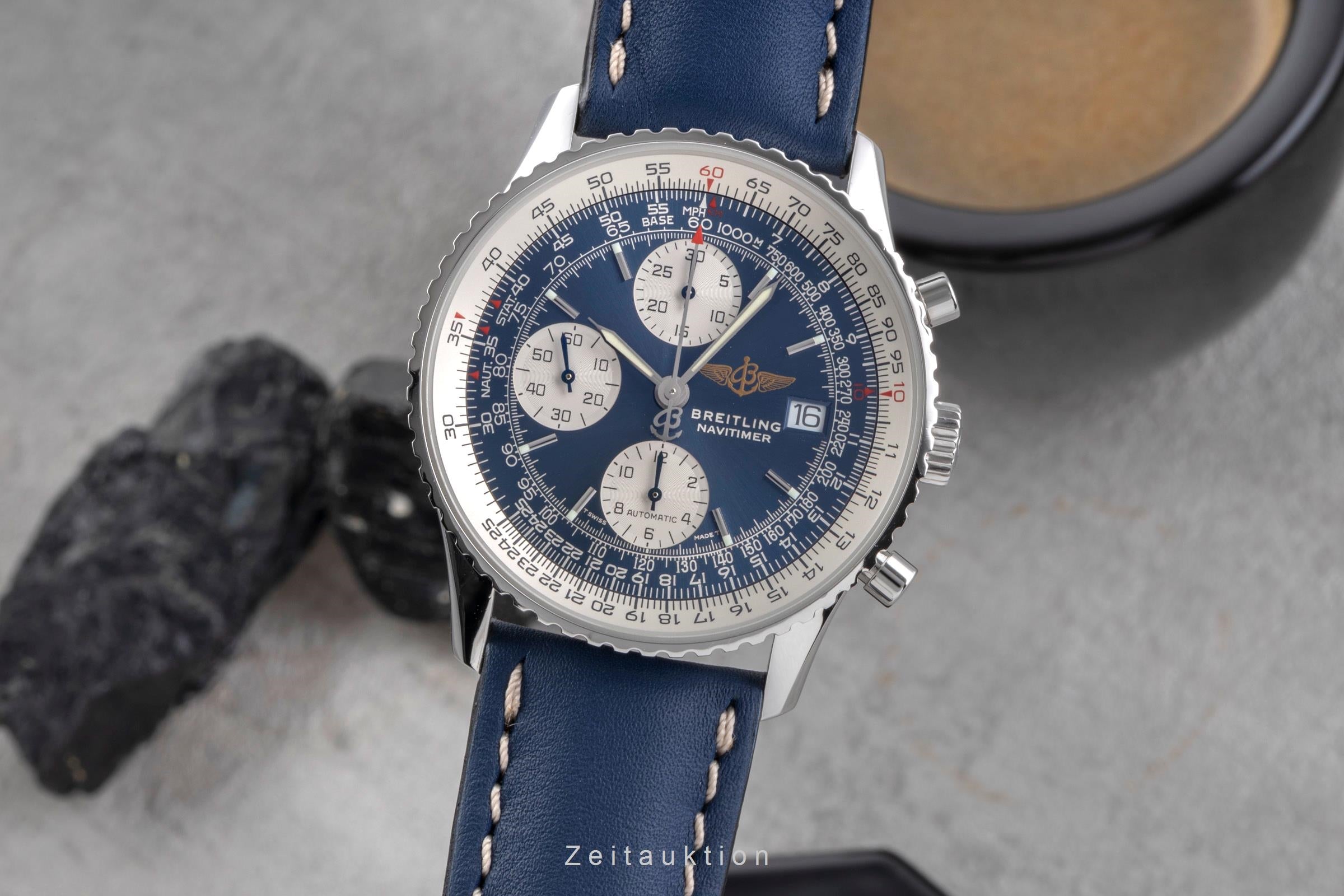 Breitling Old Navitimer Chronograph Edelstahl Automatik Ref. 13322 Klassiker  [2505815]