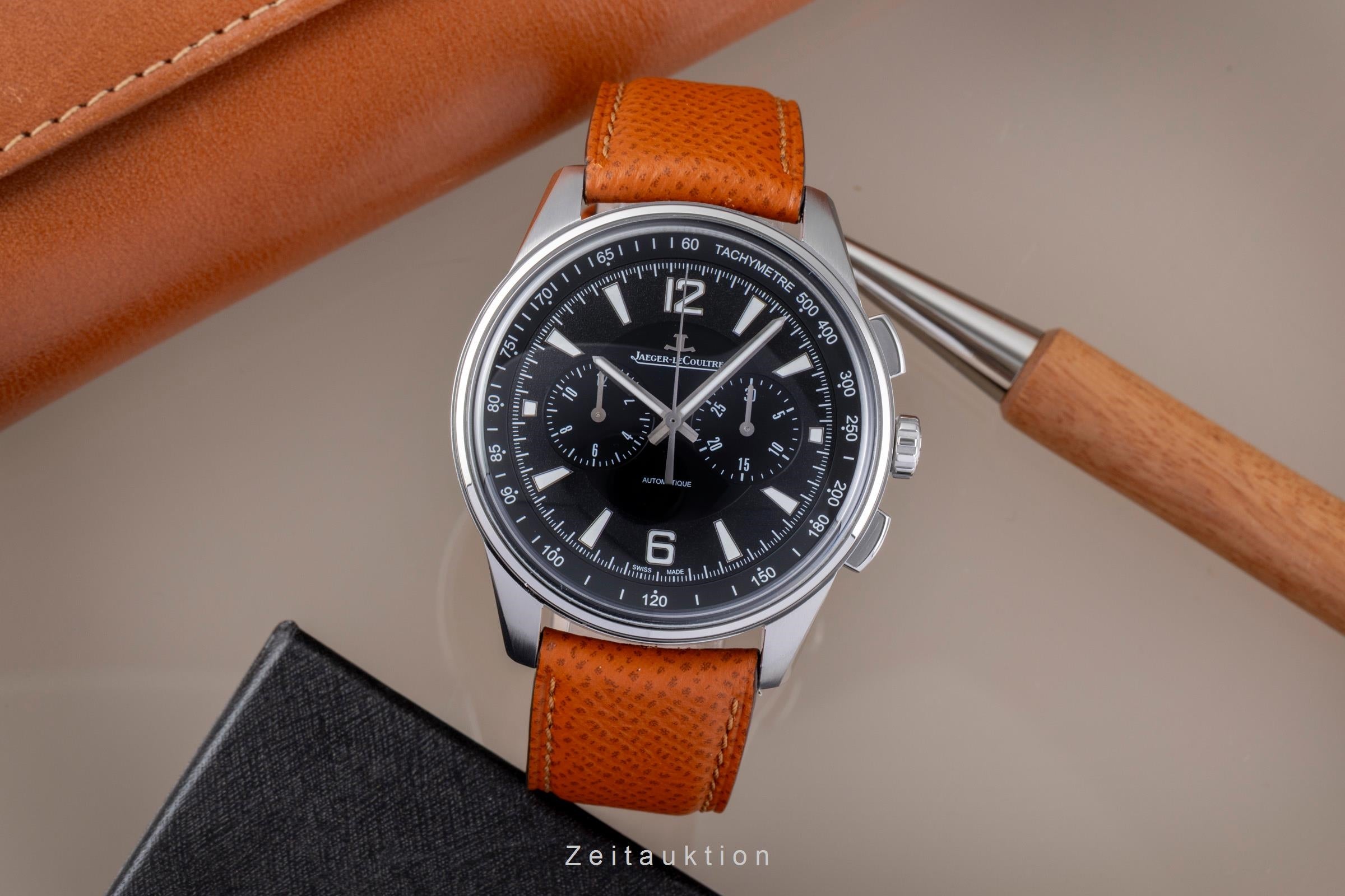 Jaeger LeCoultre Polaris chronographe acier automatique montre pour hommes Q9028471, 842.8.C1.S LP: 16000EUR  [2505817]