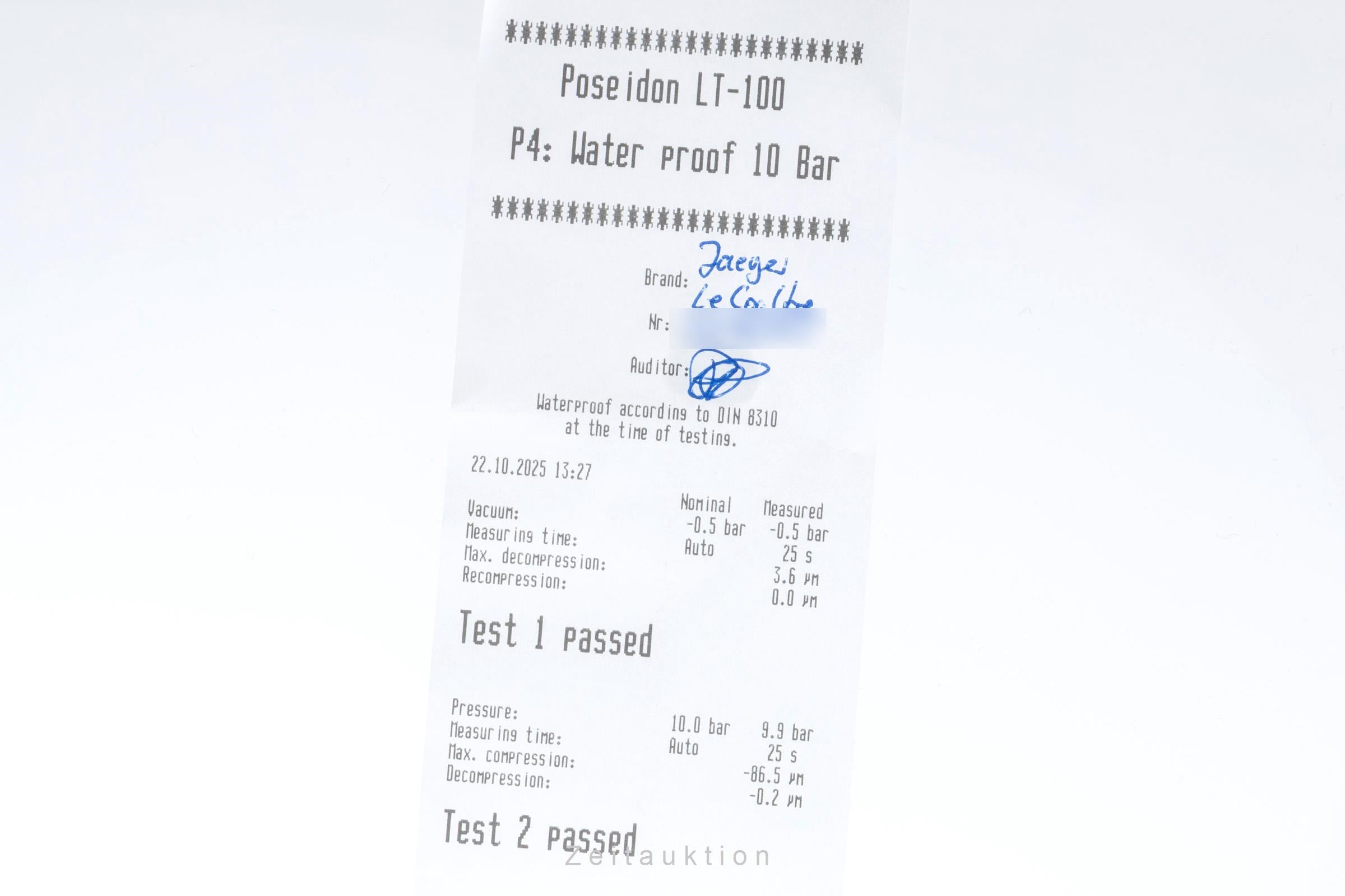 Jaeger LeCoultre Polaris chronographe acier automatique montre pour hommes Q9028471, 842.8.C1.S LP: 16000EUR  [2505817]