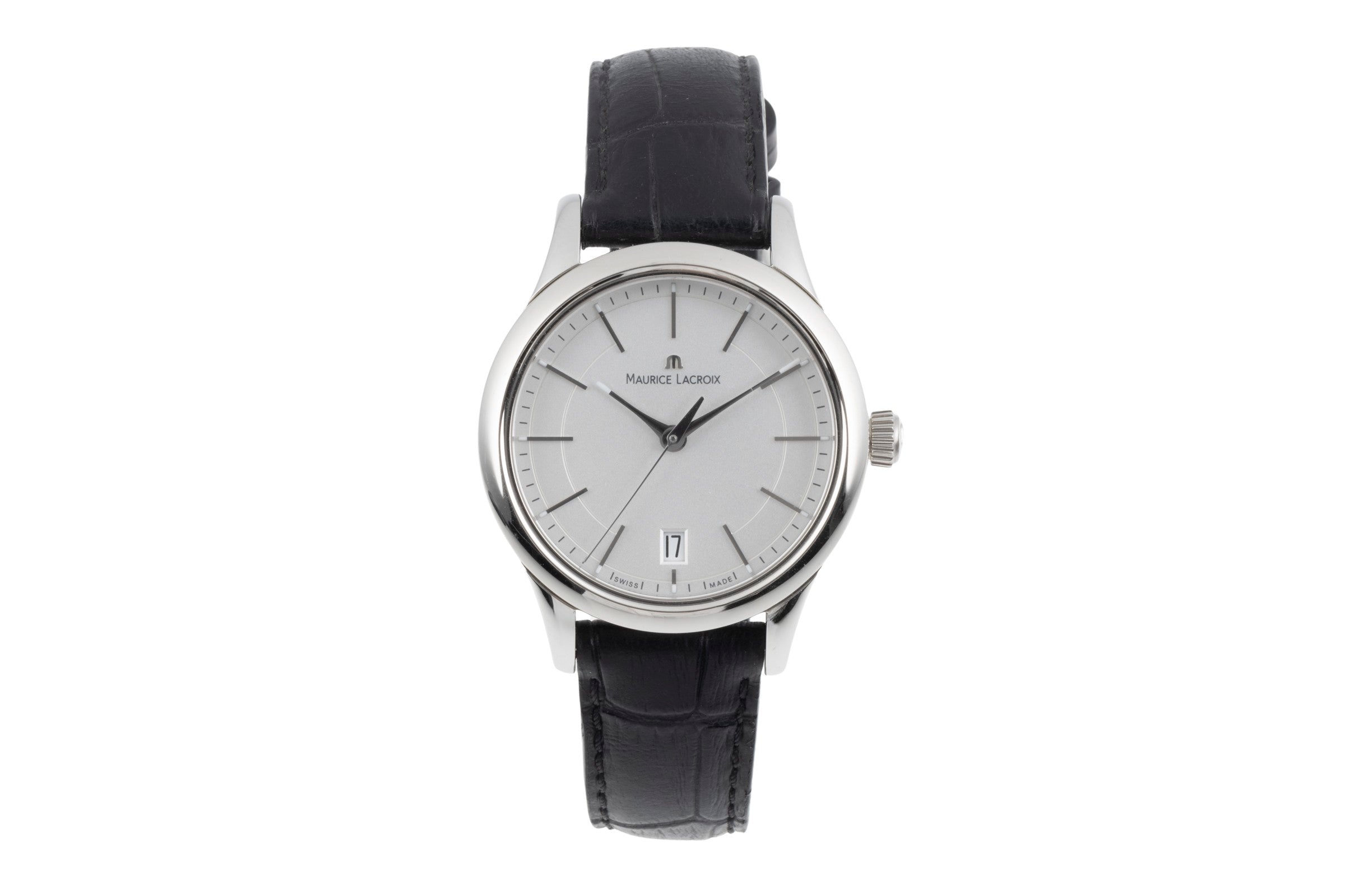 Maurice Lacroix Les Classiques acier quartz montre pour femmes LC1026-SS001-130  [2505819]