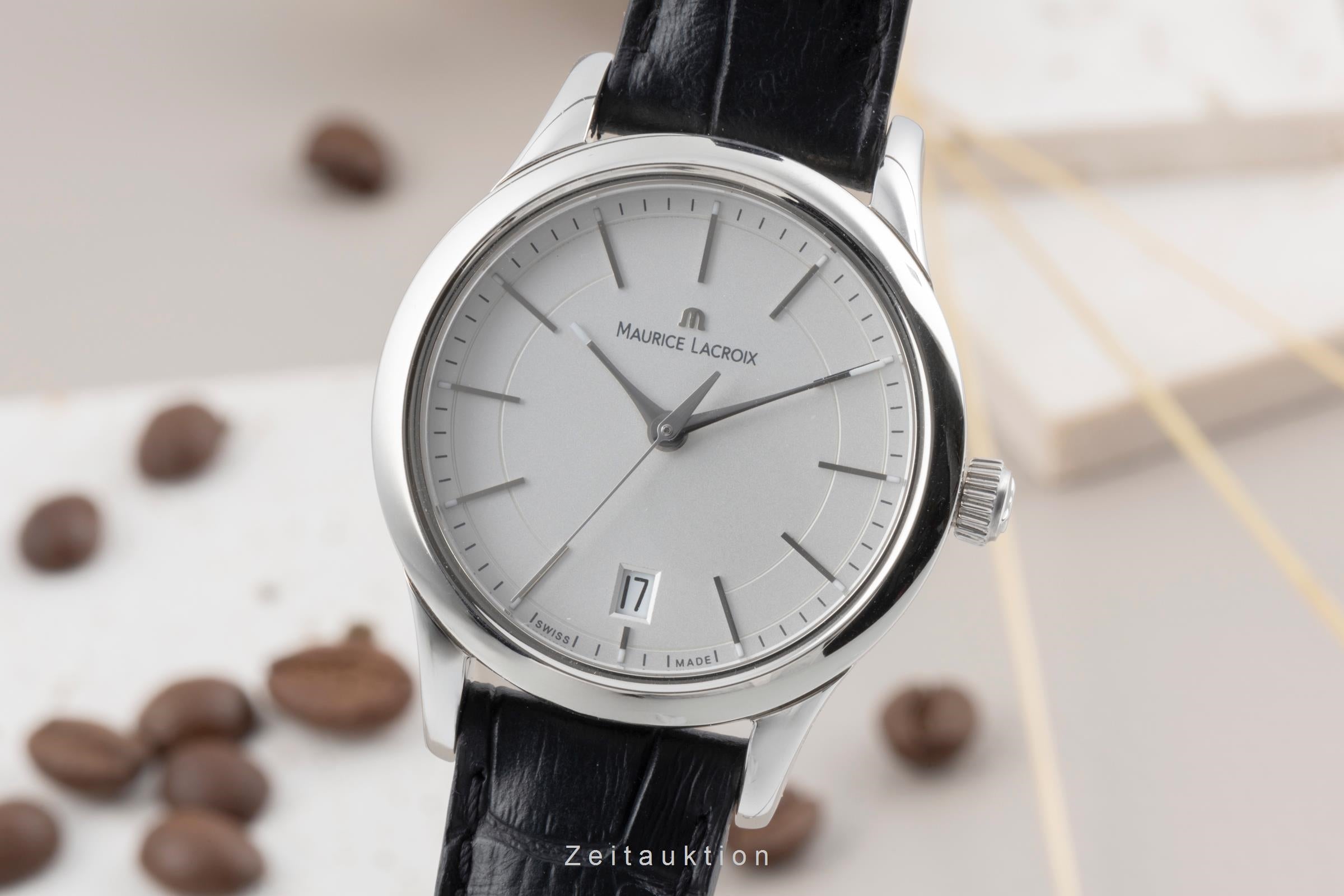 Maurice Lacroix Les Classiques acier quartz montre pour femmes LC1026-SS001-130  [2505819]