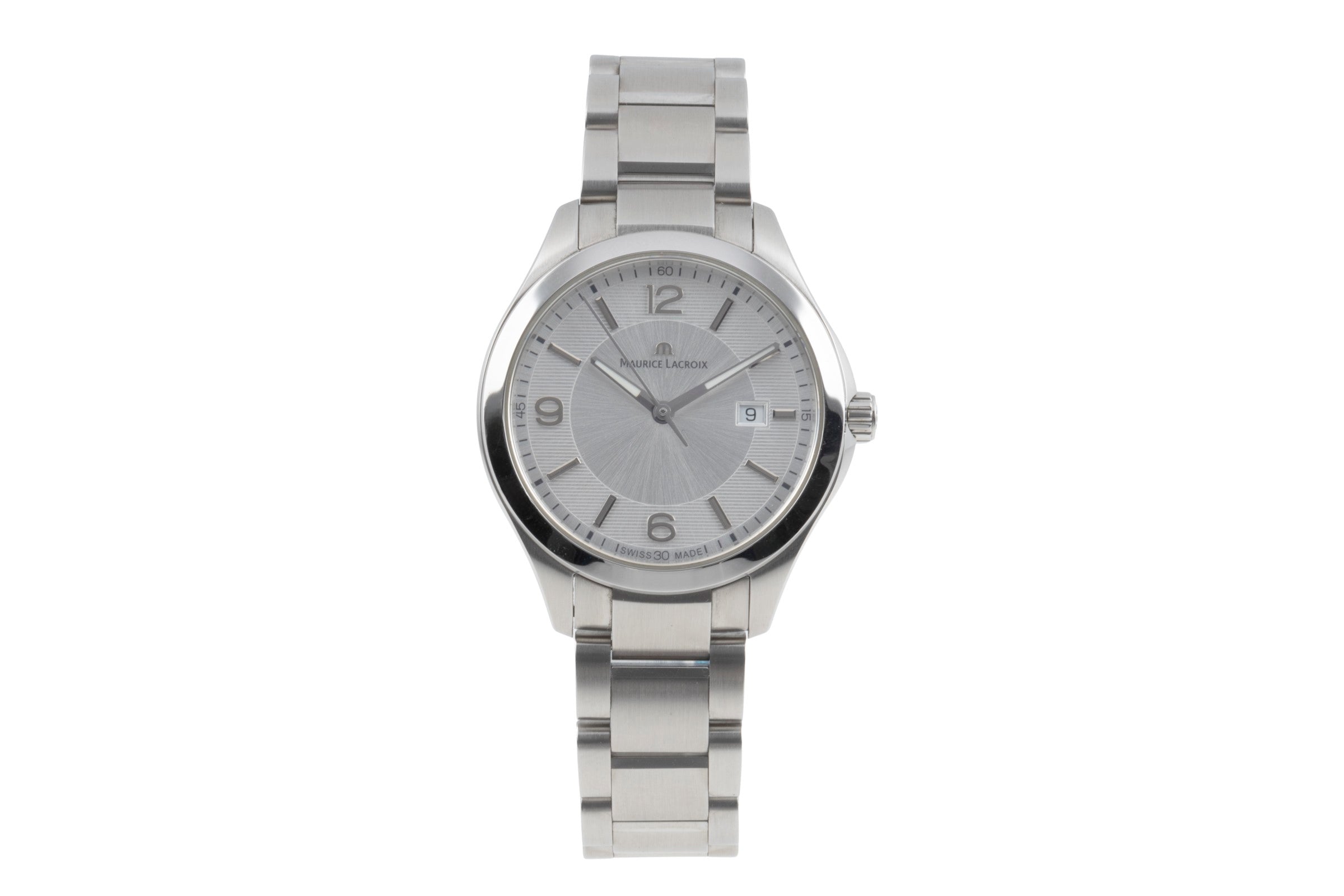 Maurice Lacroix Miros acier quartz montre pour femmes MI1014-SS002-130  [2505820]