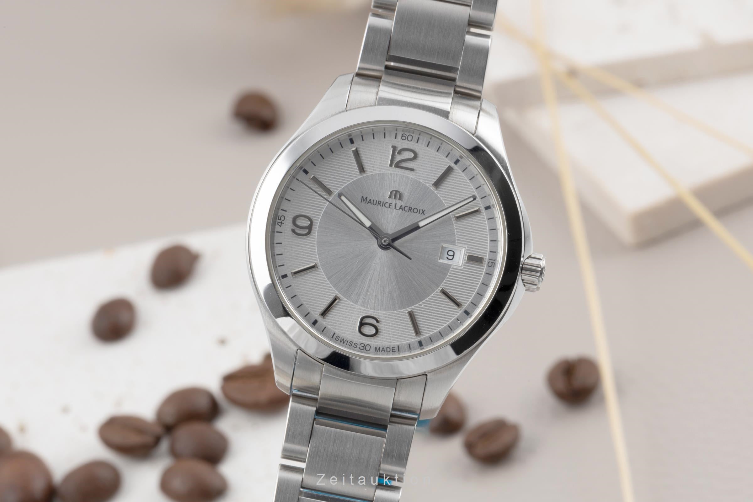 Maurice Lacroix Miros acier quartz montre pour femmes MI1014-SS002-130  [2505820]