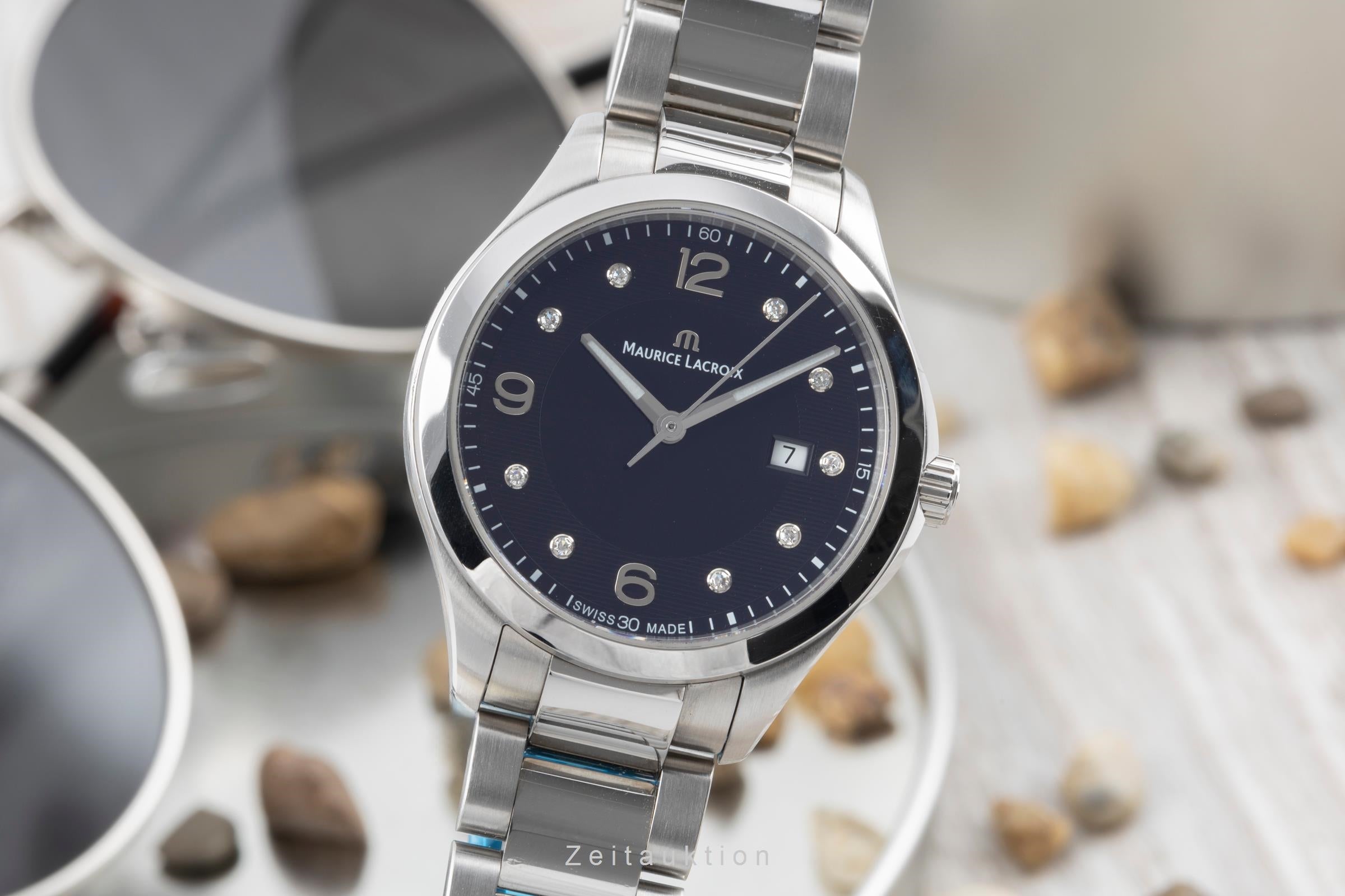 Maurice Lacroix Miros acier quartz montre pour femmes MI1014-SS002-350  [2505821]