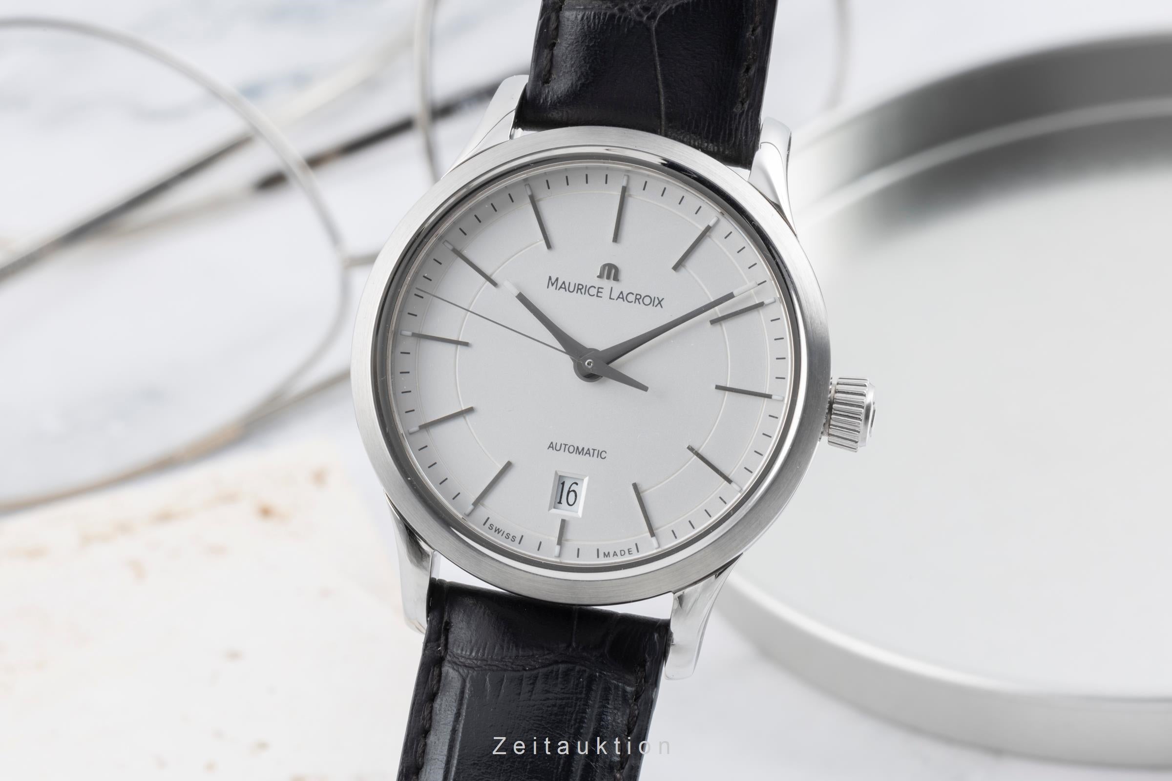 Maurice Lacroix Les Classiques acier automatique montre pour hommes LC6017-SS001-130  [2505823]