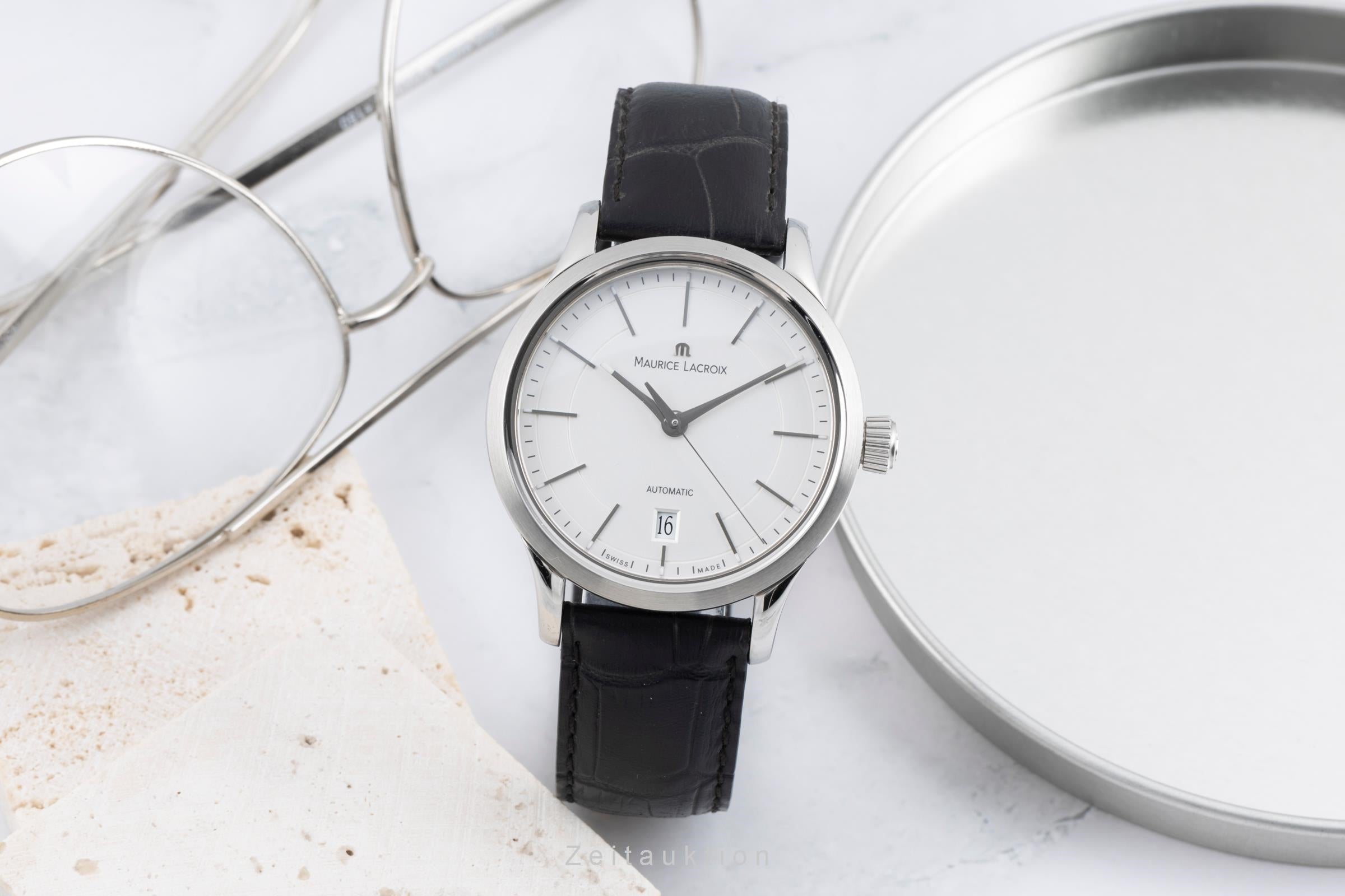 Maurice Lacroix Les Classiques acero automático reloj para caballeros LC6017-SS001-130  [2505823]