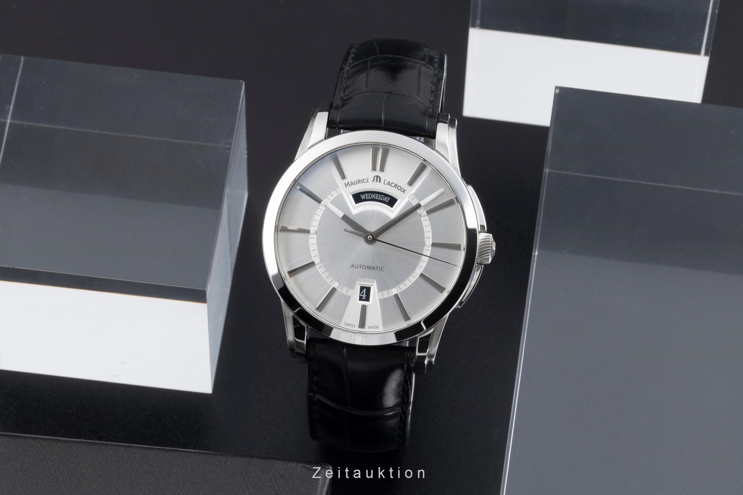 Maurice Lacroix Pontos acero automático reloj para caballeros PT6158-SS001-13E  [2505824]