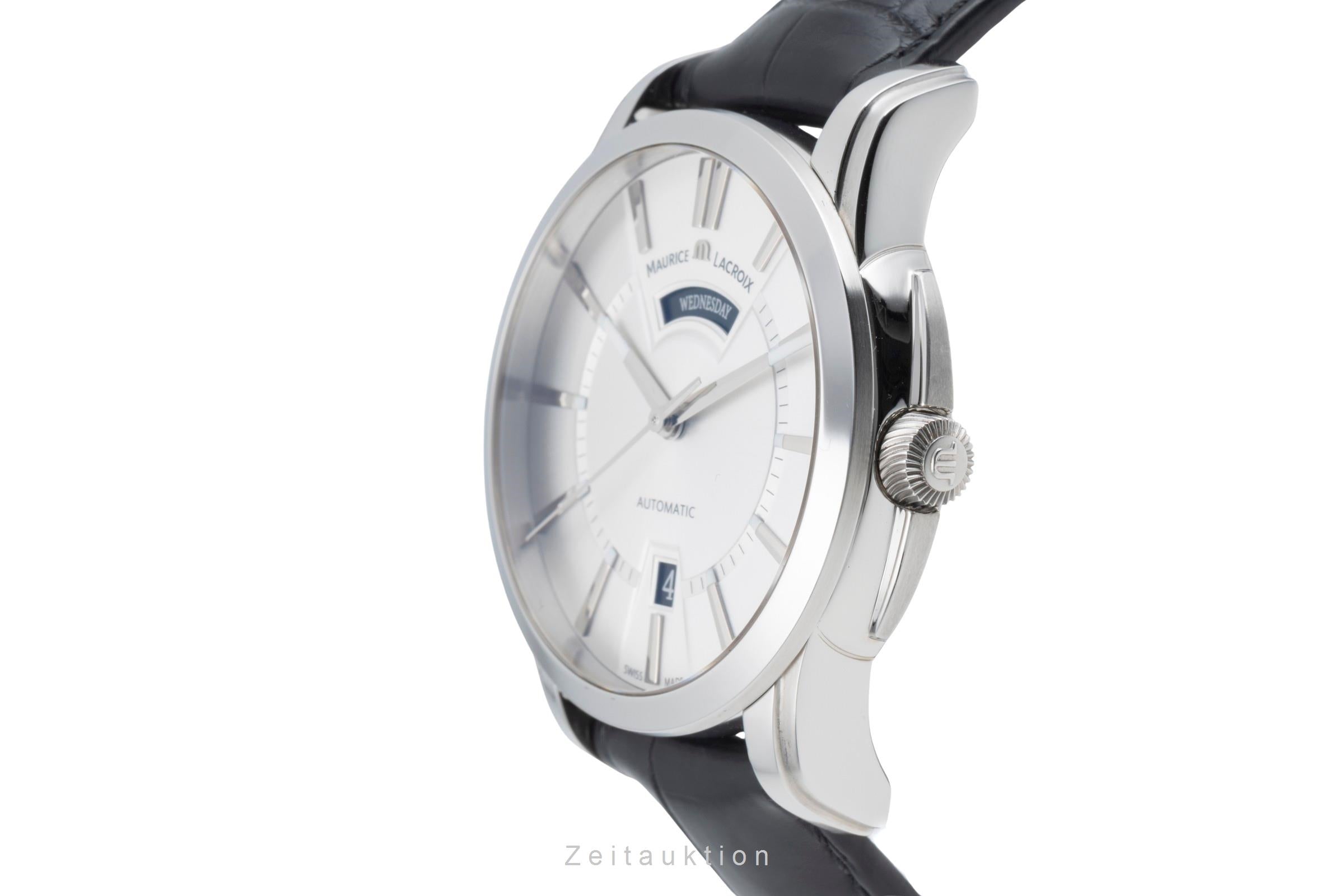 Maurice Lacroix Pontos acero automático reloj para caballeros PT6158-SS001-13E  [2505824]