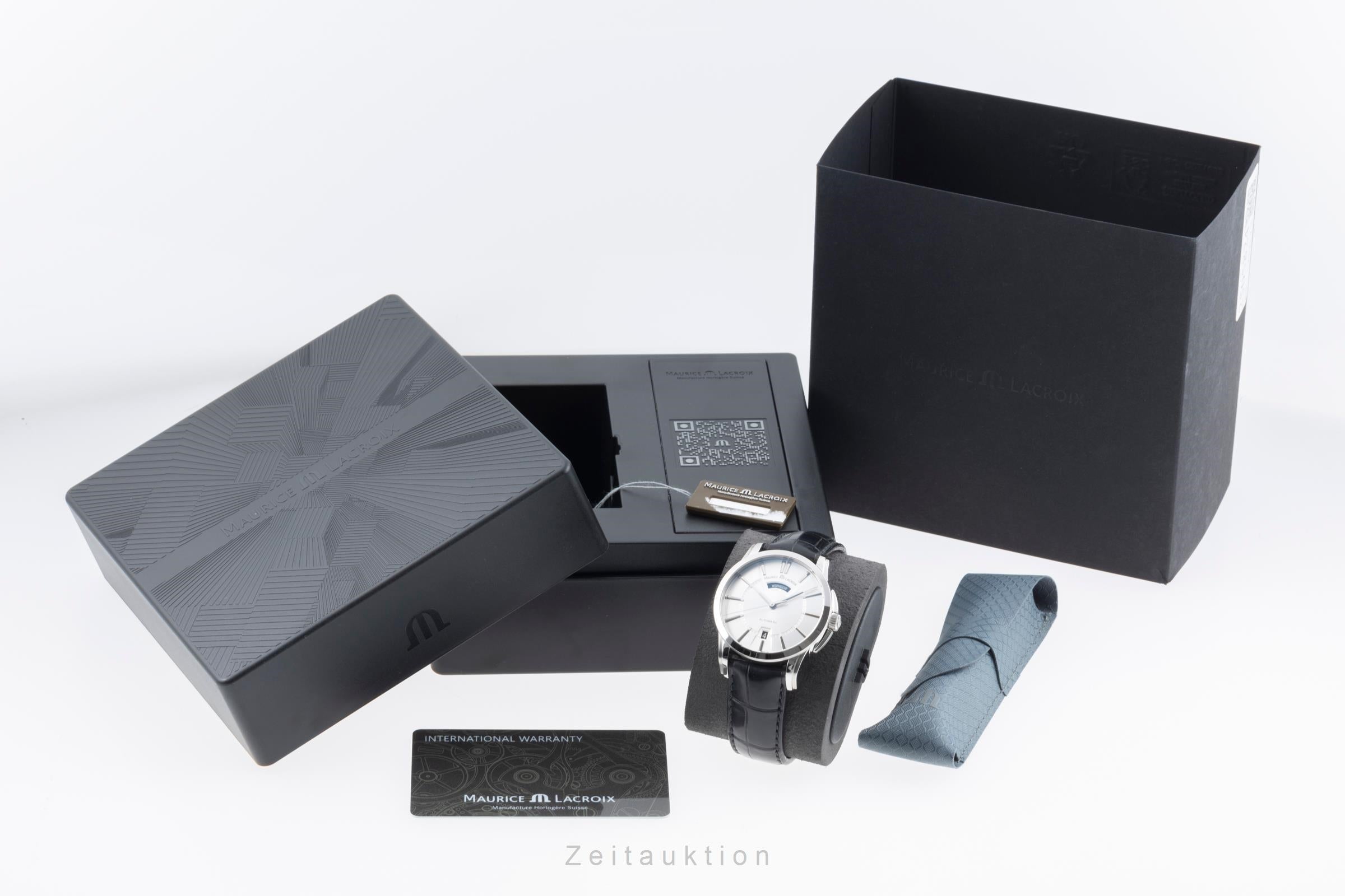 Maurice Lacroix Pontos acero automático reloj para caballeros PT6158-SS001-13E  [2505824]