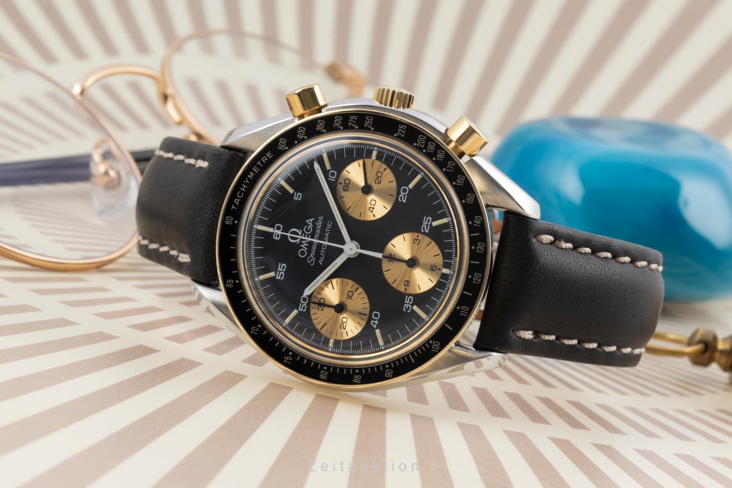 Omega Speedmaster chronographe acier / or  automatique montre pour hommes 175.0032  [2505825]