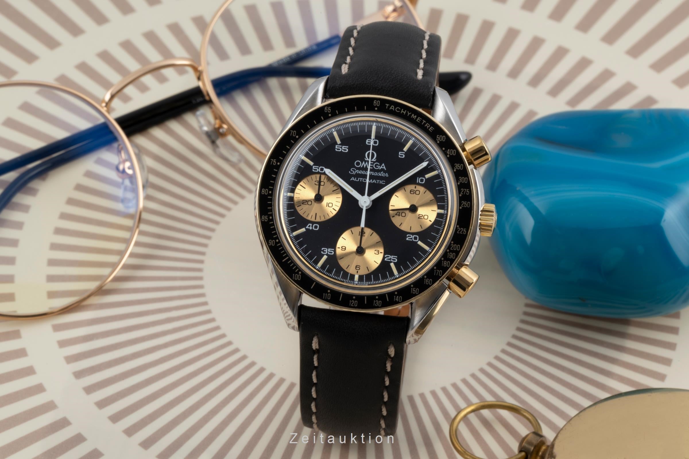 Omega Speedmaster chronographe acier / or  automatique montre pour hommes 175.0032  [2505825]