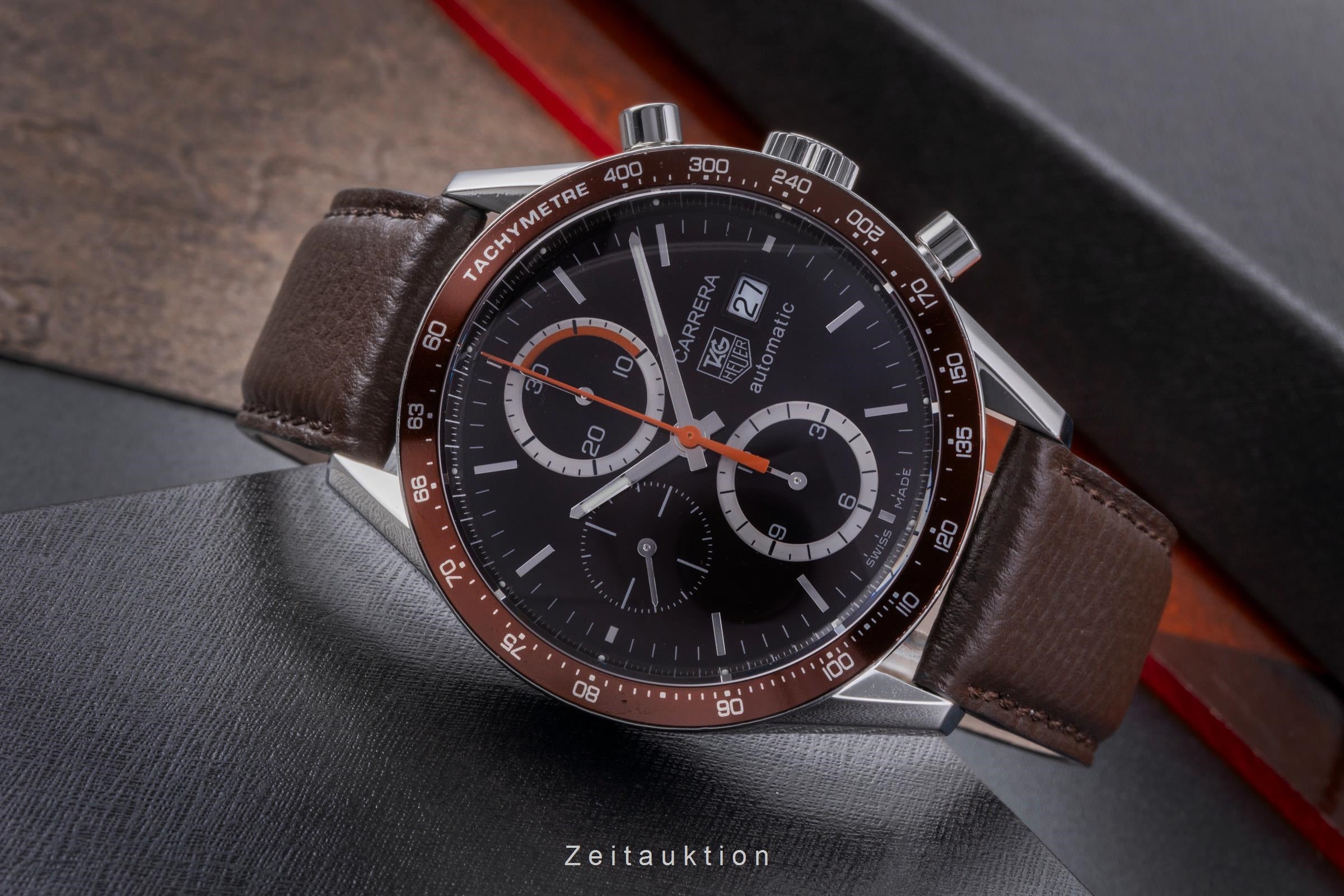 Tag Heuer Carrera chronographe acier automatique montre pour hommes CV2013-0	  [2505826]