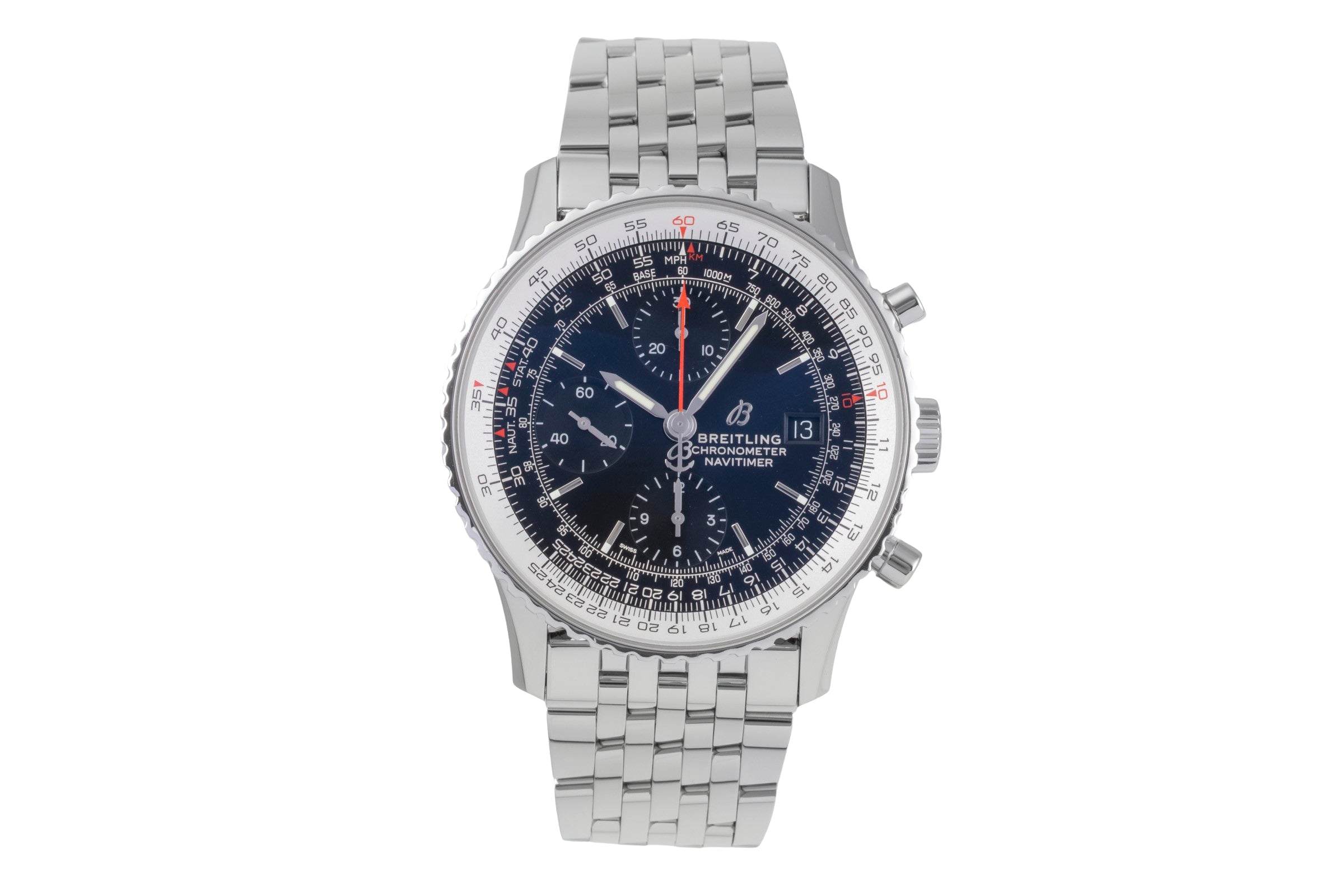Breitling Navitimer chronograph steel automatic men's watch A13324  [2505827]