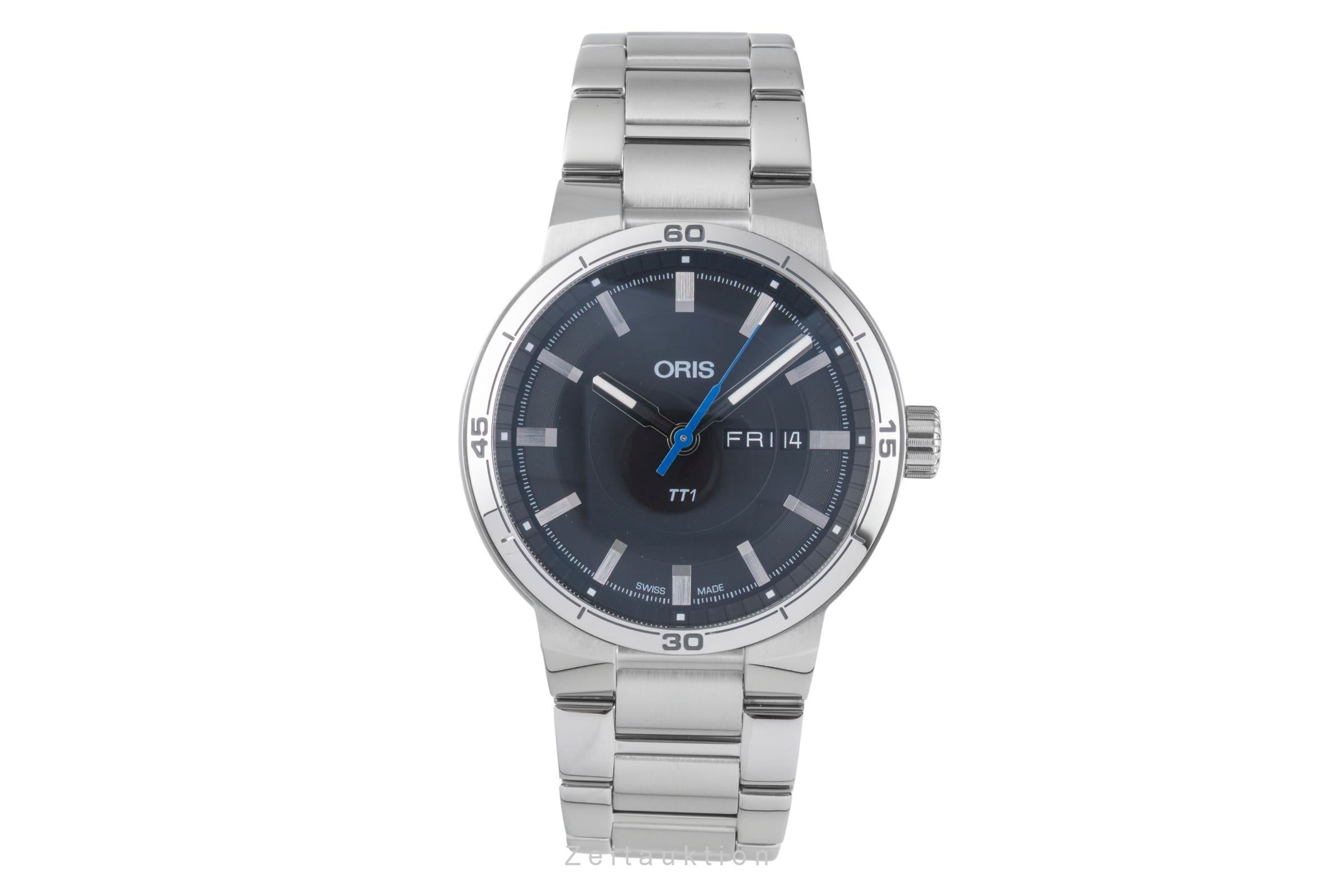 Oris TT1 acciaio automatismo orologio da uomo 01 735 7752 4154-07 8 24 08  [2505830]