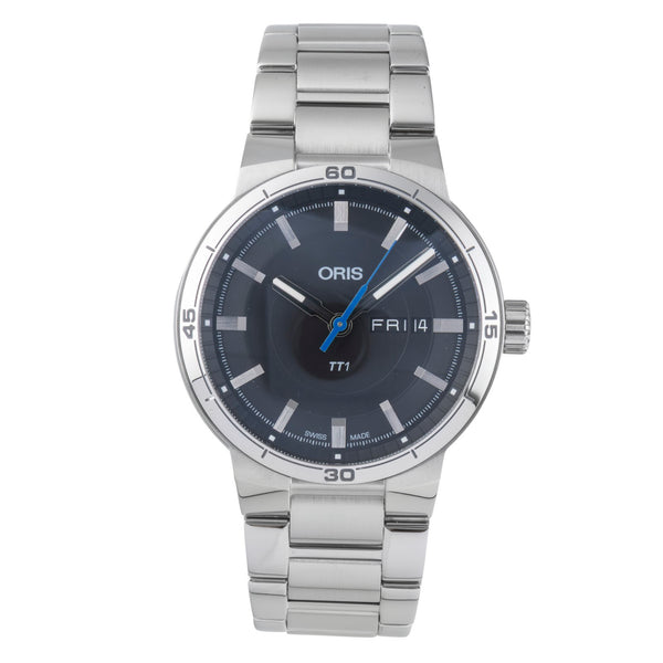 Oris TT1 acciaio automatismo orologio da uomo 01 735 7752 4154-07 8 24 08  [2505830]