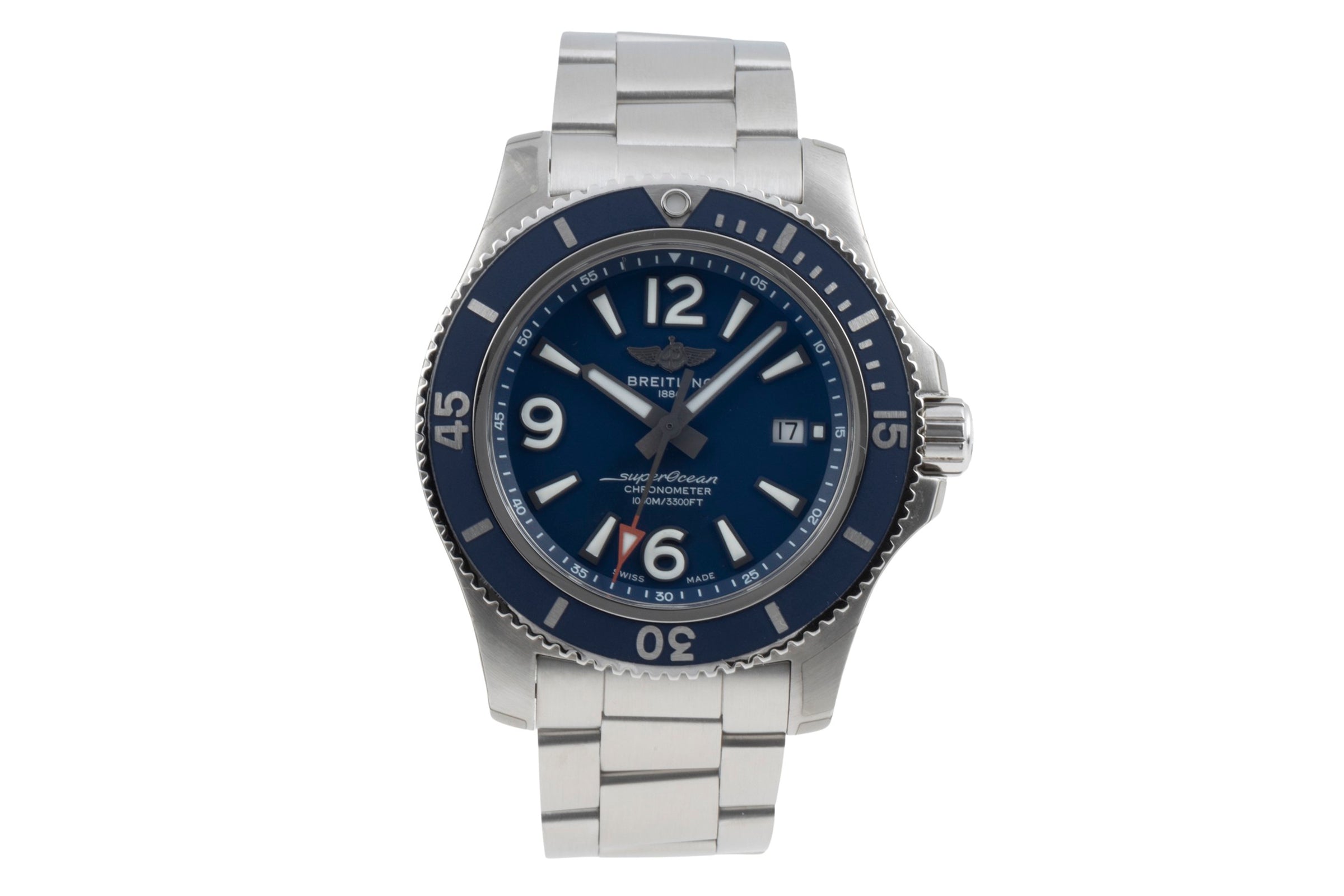 Breitling Superocean steel automatic men's watch A17367D81C1A1 LP: 4550EUR  [2505831]
