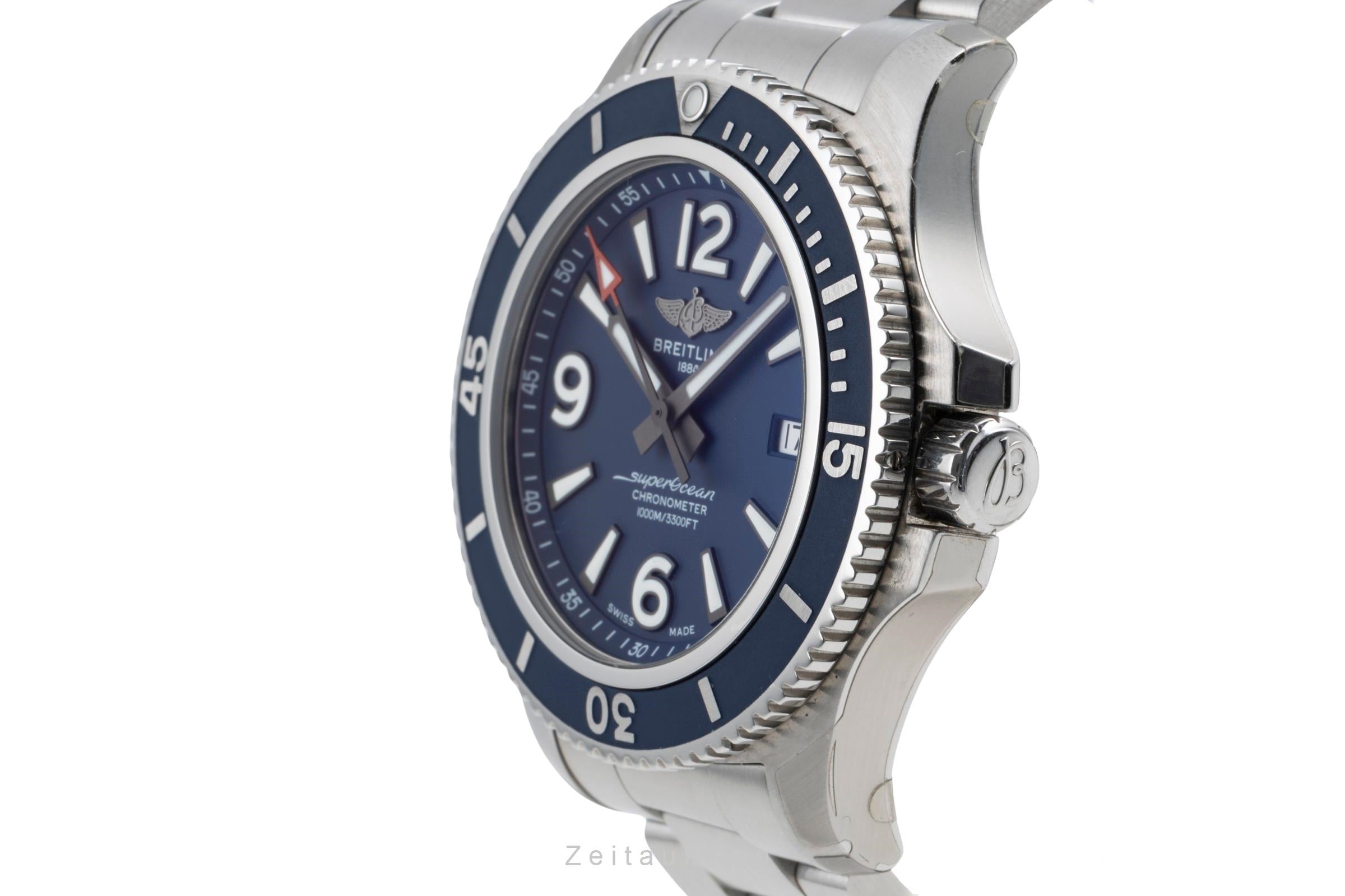 Breitling Superocean acero automático reloj para caballeros A17367D81C1A1 LP: 4550EUR  [2505831]