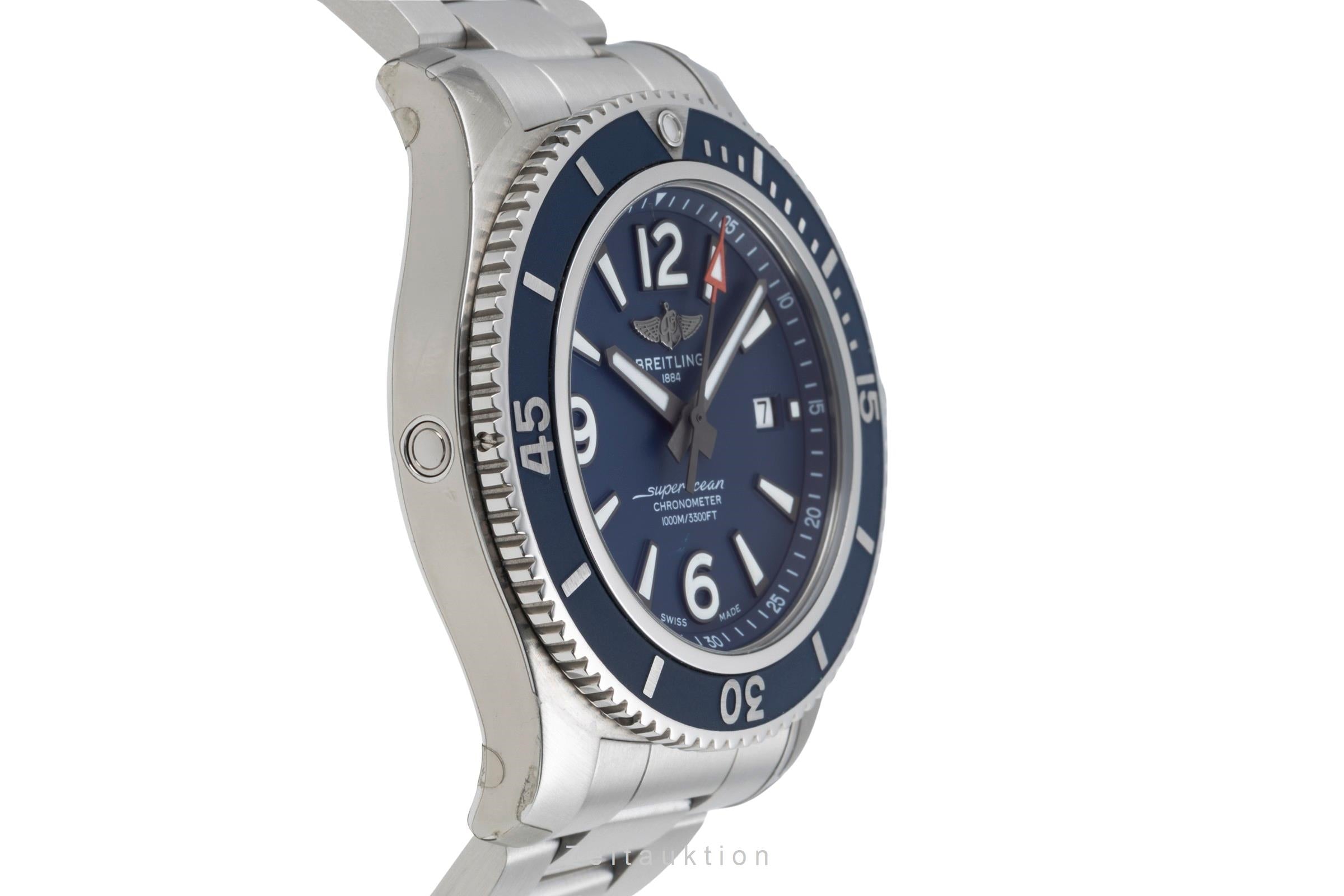 Breitling Superocean acero automático reloj para caballeros A17367D81C1A1 LP: 4550EUR  [2505831]