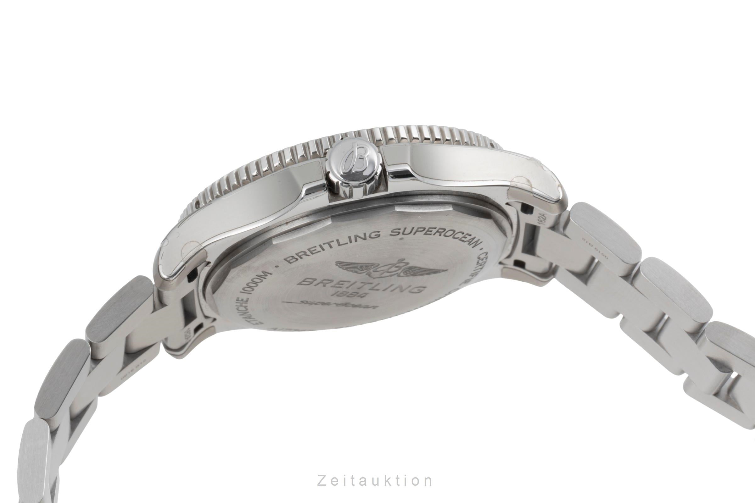 Breitling Superocean acero automático reloj para caballeros A17367D81C1A1 LP: 4550EUR  [2505831]