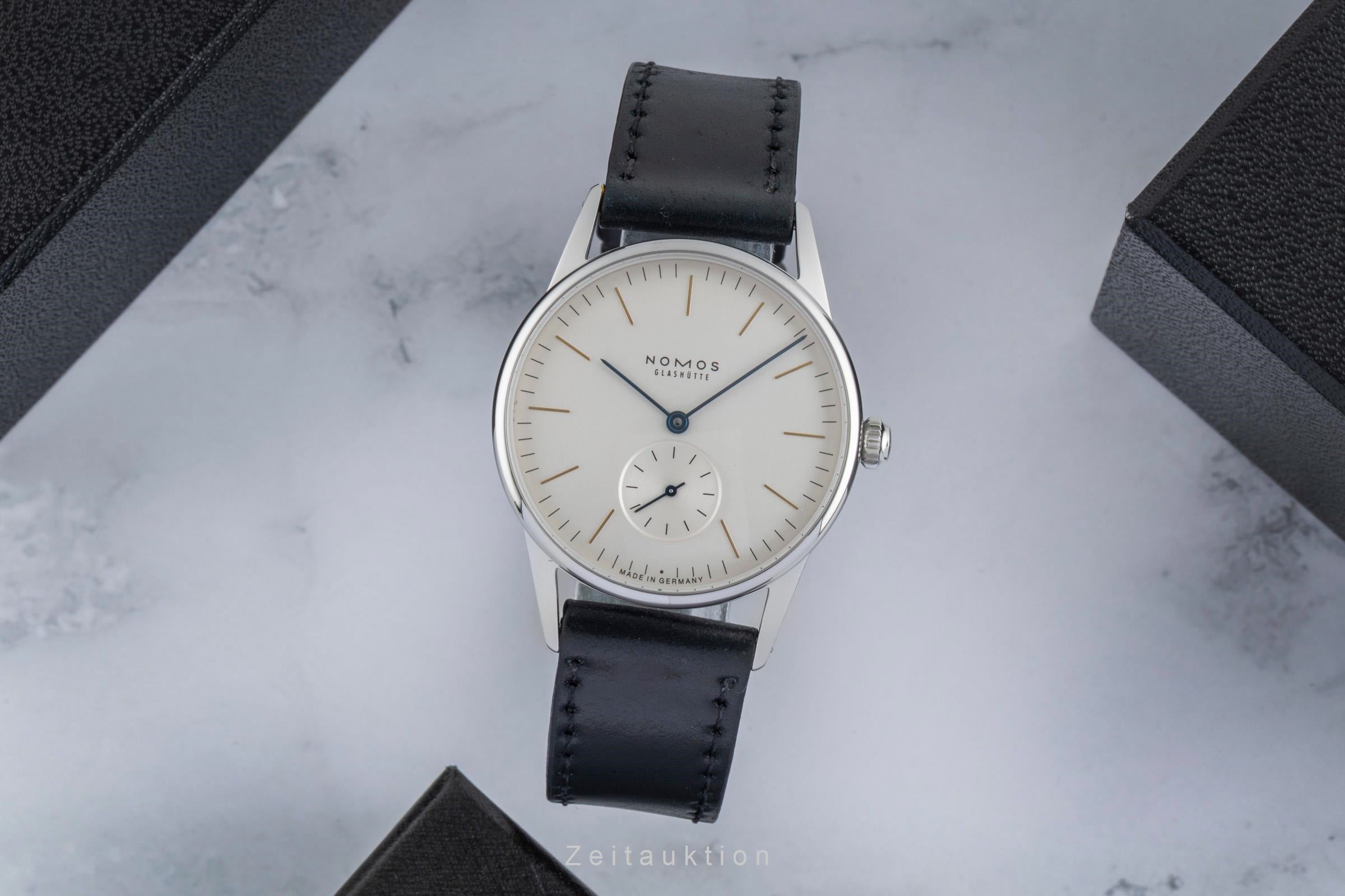 Nomos Orion acier à remontage manuel montre pour hommes 301  [2505836]